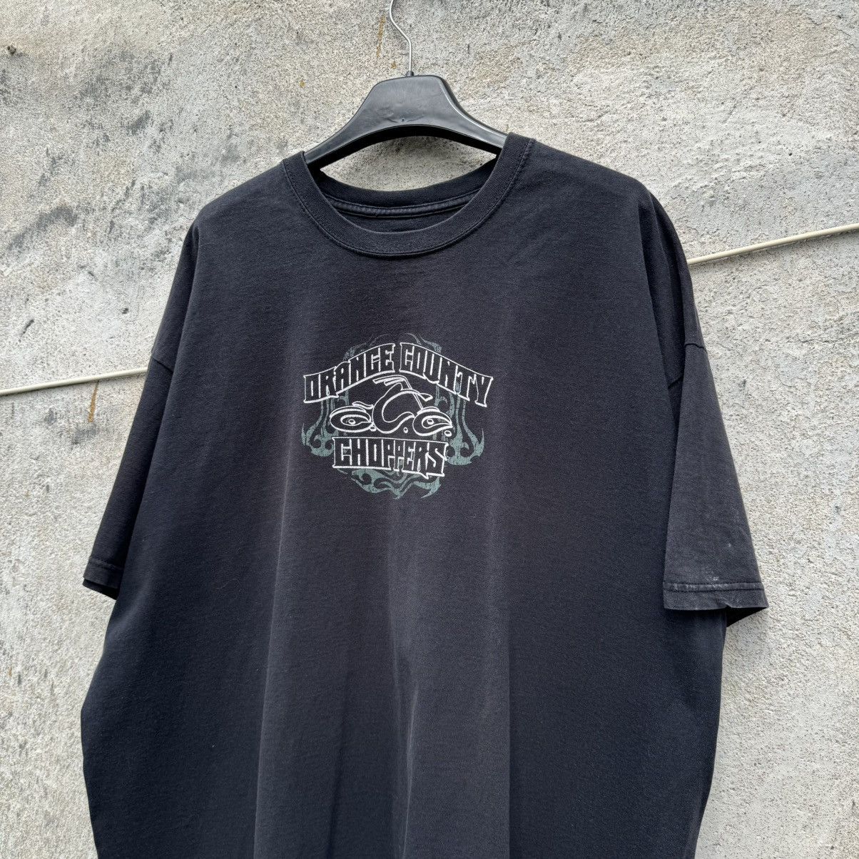 West Coast Choppers Orange Country Choppers Vintage Washed Tee WCC Harley 00s Size US XL / EU 56 / 4 - 4 Thumbnail