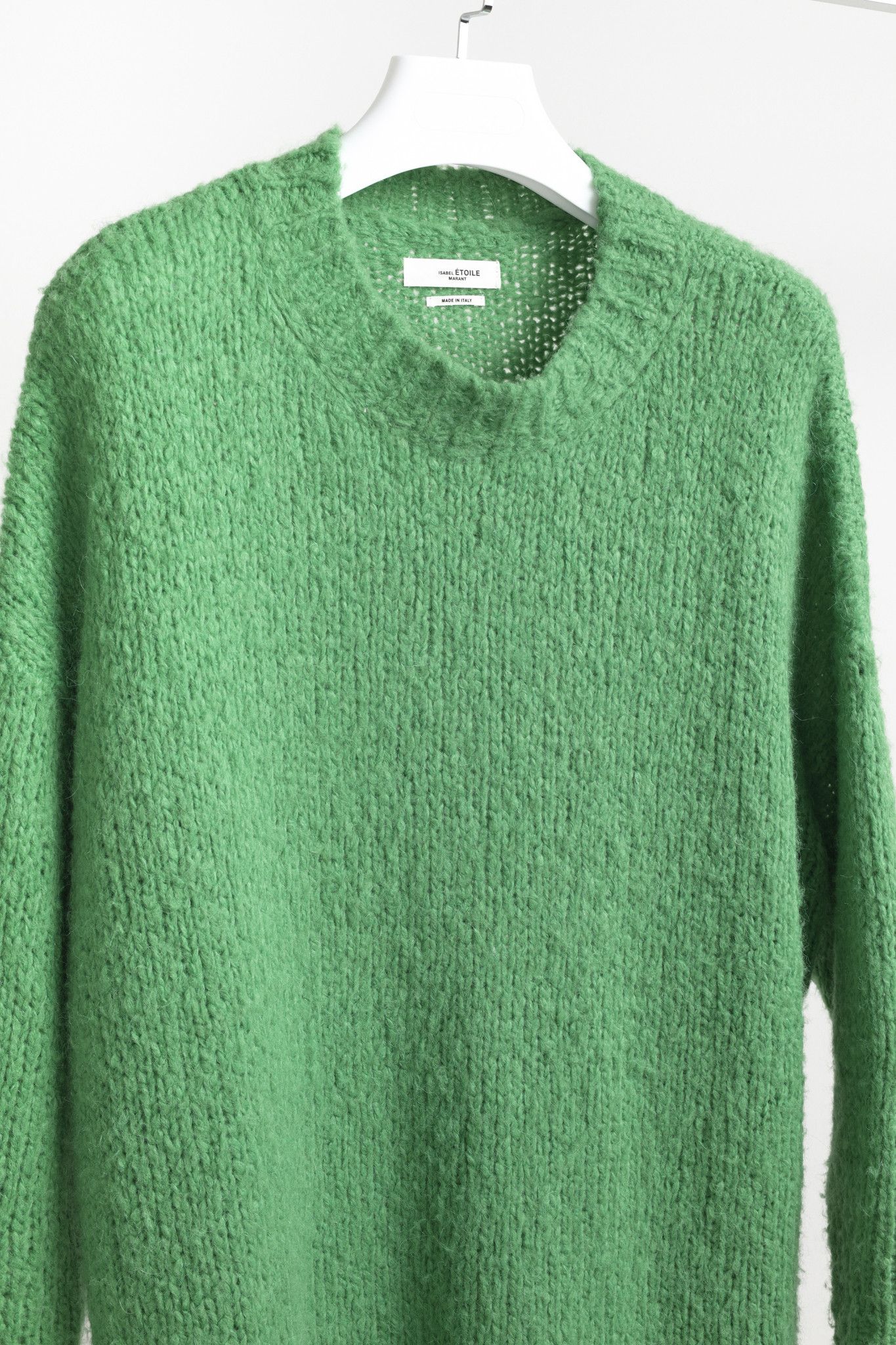 Isabel Marant Etoile Isabel Marant Étoile Green Oversized Alpaca Wool Sweater Size XS / US 0-2 / IT 36-38 - 3 Thumbnail