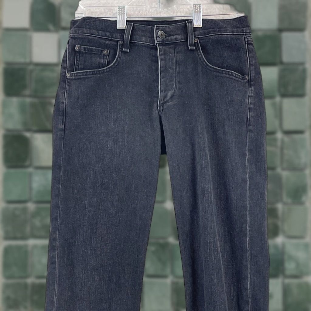 Rag & Bone rag & bone Fit 2 Slim Jeans Womens Mid-Rise 29 Black Denim Jeans - Rag & Bone Slim Leg 2 Size 29" - 1 Thumbnail