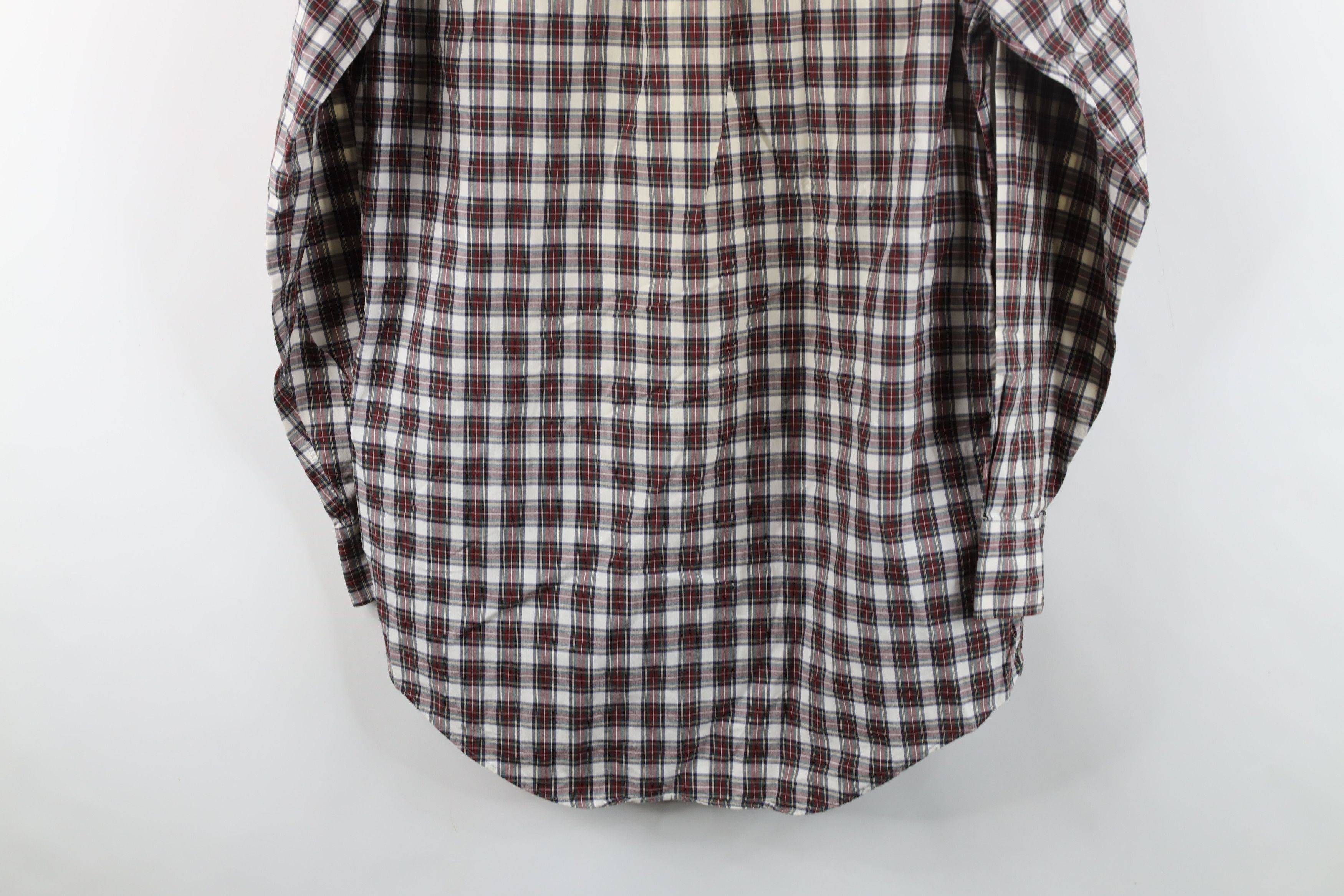 Lands' End Vintage 70s 80s Lands End Cotton Button Down Shirt Plaid Size US S / EU 44-46 / 1 - 14 Thumbnail