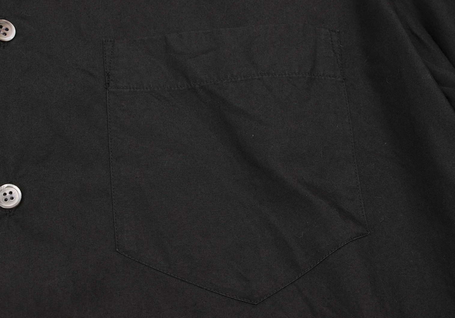 Issey Miyake Cotton Layered Color Button-Down Shirt in Black Size US S / EU 44-46 / 1 - 7 Thumbnail