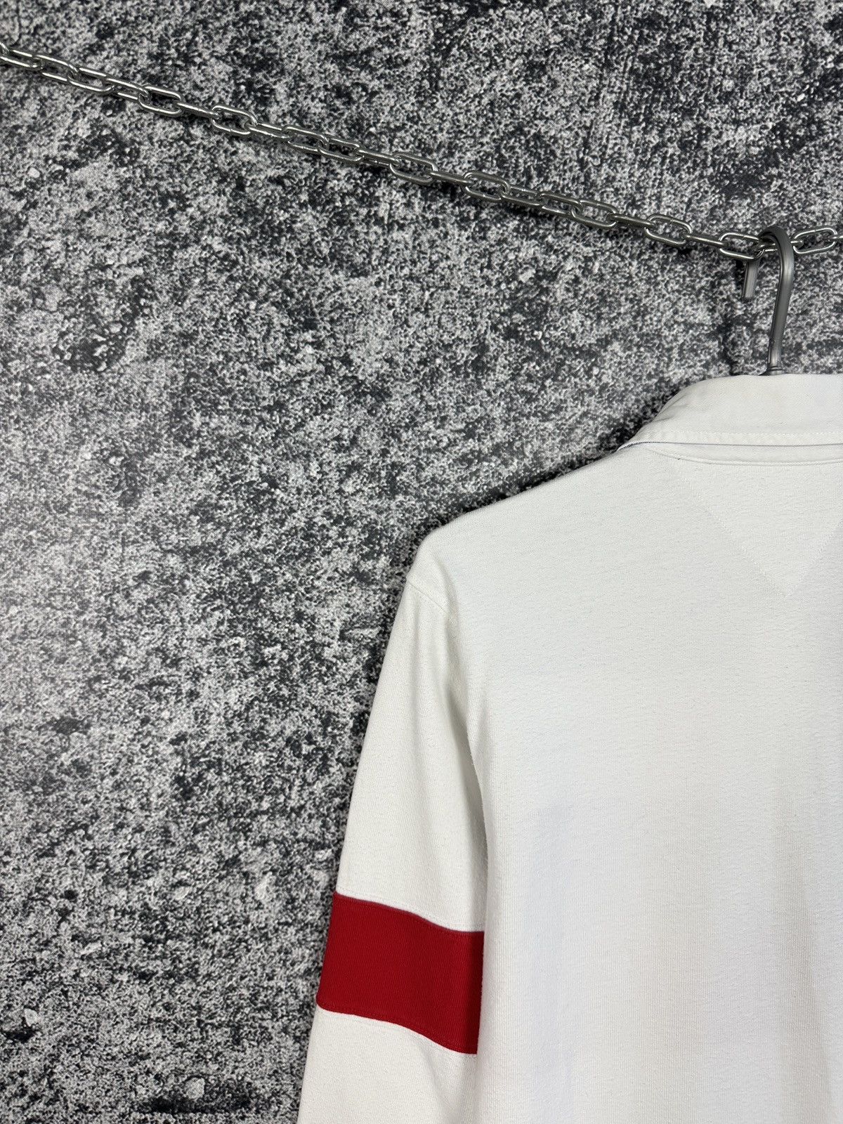 Tommy Hilfiger Tommy Hilfiger Vintage Fit Rugby Shirt Polo Long Sleeve Sz L Size US L / EU 52-54 / 3 - 14 Thumbnail