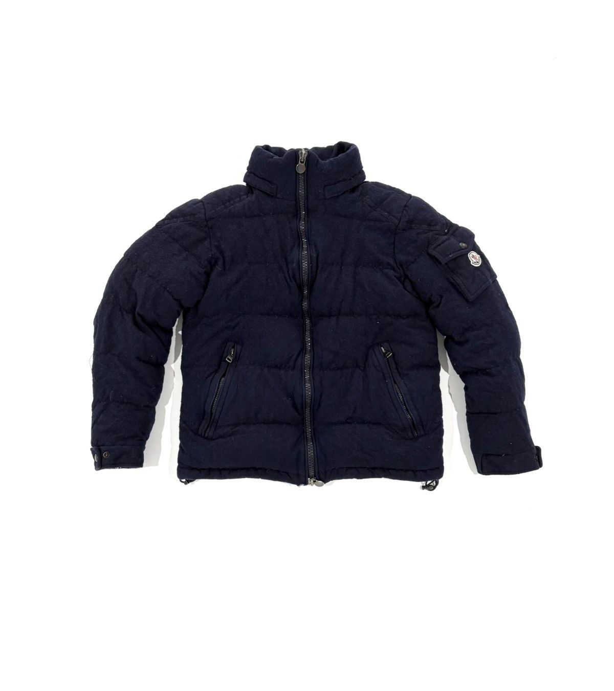 Moncler Vintage Maya Kashmir Down Puffer Jacket Navy Blue
