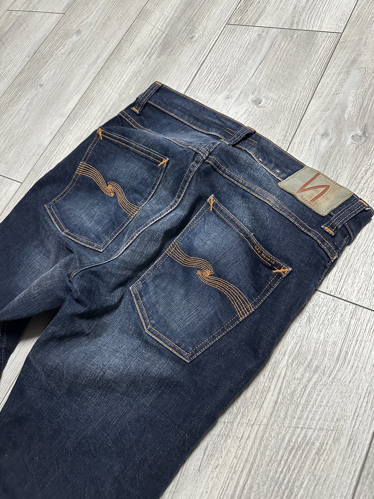 Nudie Jeans NUDIE JEANS Wash:Cloudy Steel Blue Men's Jeans Size W31 L32 Size US 31 - 2 Thumbnail