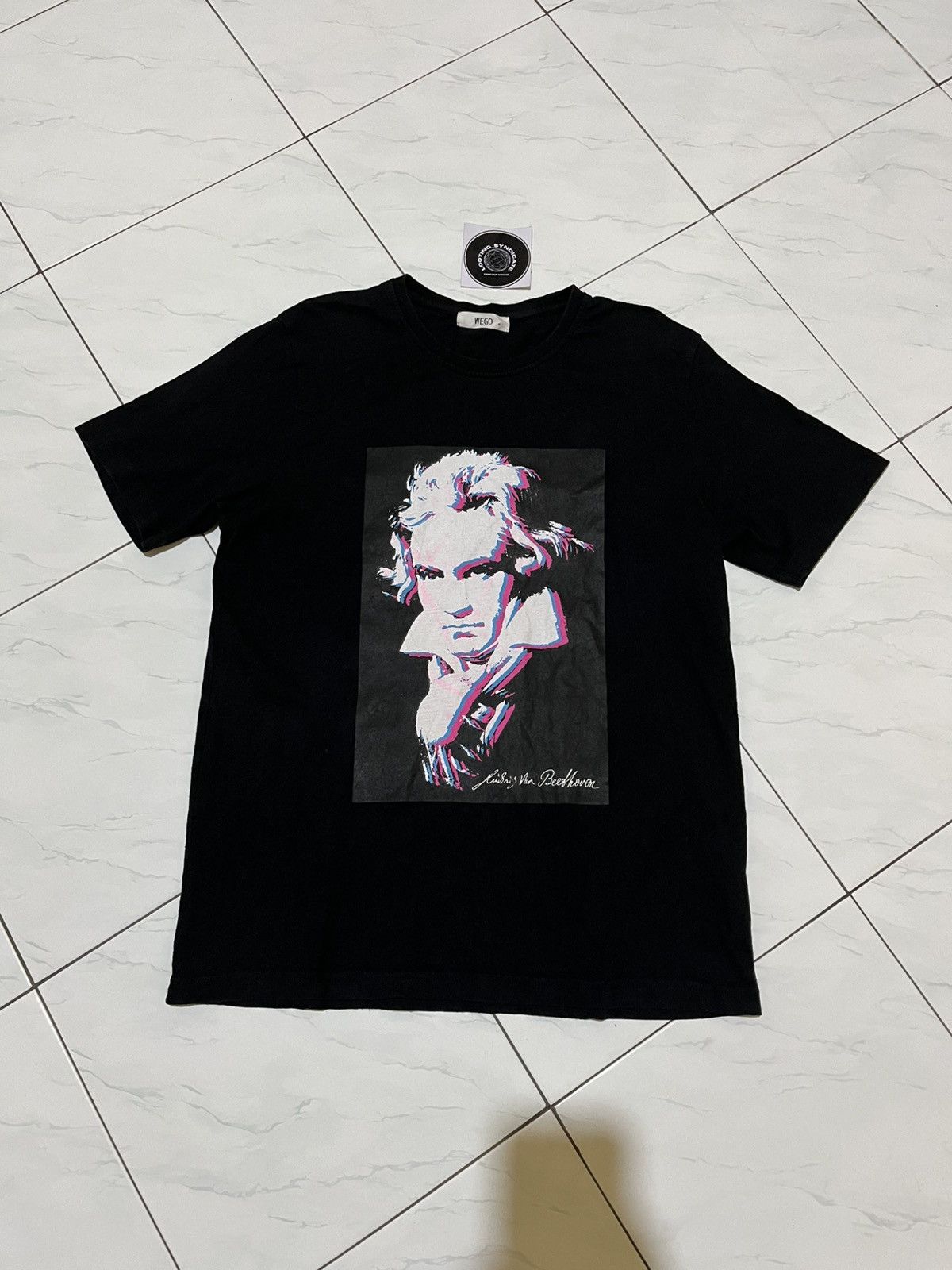 Band Tees Ludwig Van Beethoven Photo Tee Size US M / EU 48-50 / 2 - 2 Thumbnail