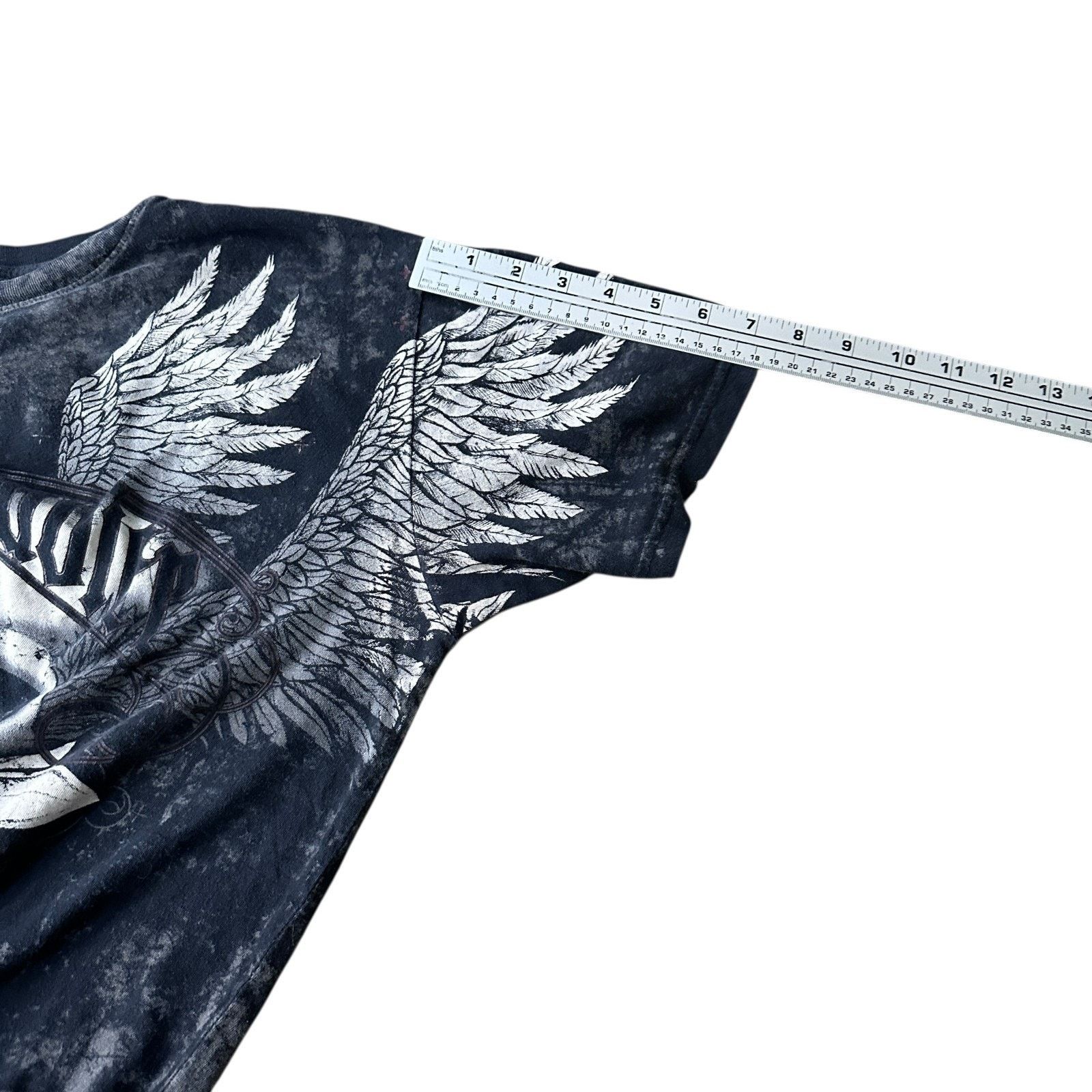 Other AXR Xzavier T-Shirt Men Large Gray Skull & Wings Cotton Y2K Size US L / EU 52-54 / 3 - 9 Thumbnail
