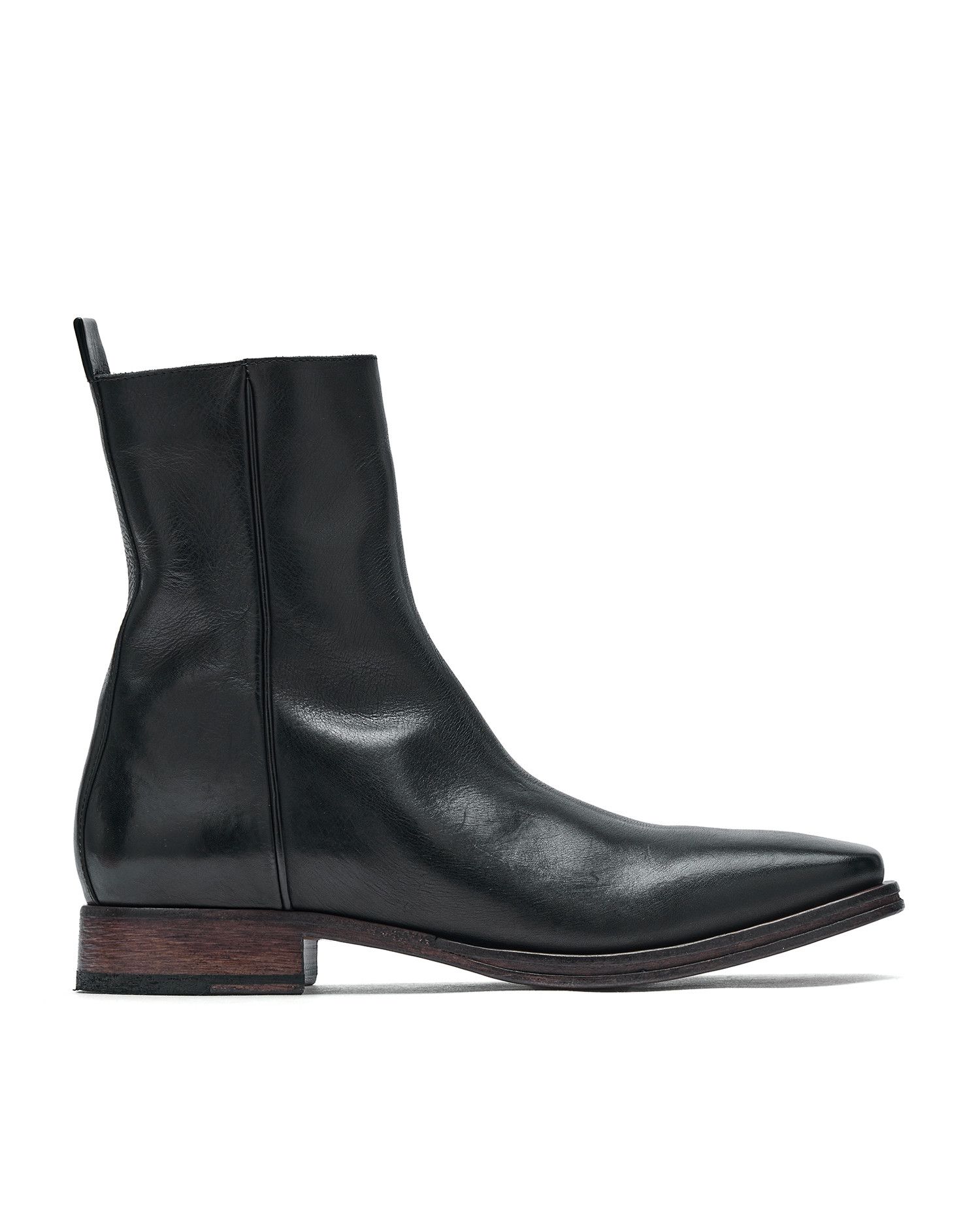 Acne Studios Acne Studios Zipper Square Toe Ankle Boot Size US 10 / EU 43 - 1 Thumbnail