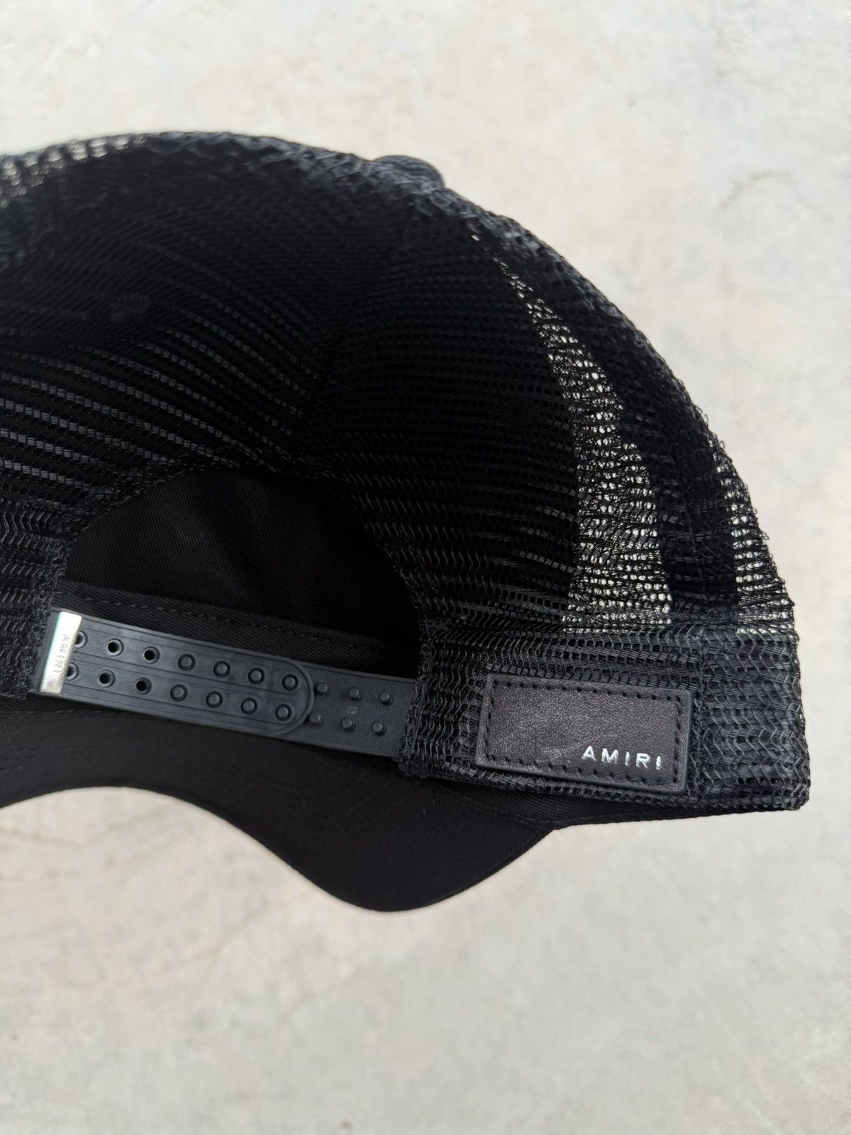 Amiri Amiri MA Logo Trucker Hat Black Green Brand New Size ONE SIZE - 4 Thumbnail