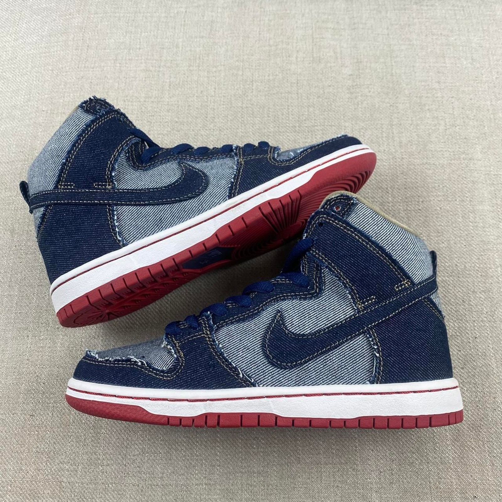 Nike Nike SB Dunk High “Reese Forbes Denim” Size US 5.5 / IT 35.5 - 3 Thumbnail