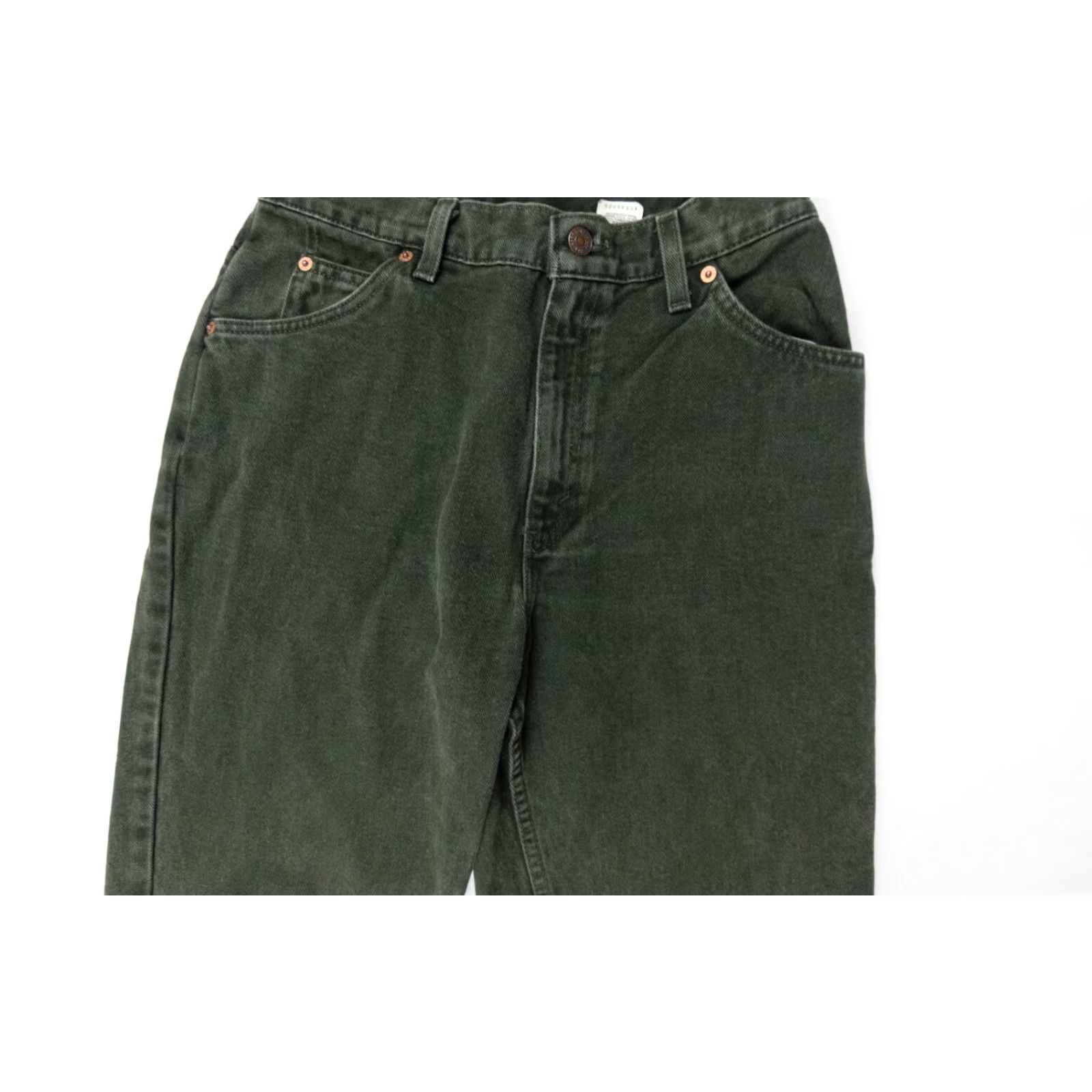 Levi's VINTAGE Levi's Jeans Womens 10 Green 90s Relaxed Fit Tapered Denim Pants Size 32" / US 10 / IT 46 - 2 Thumbnail