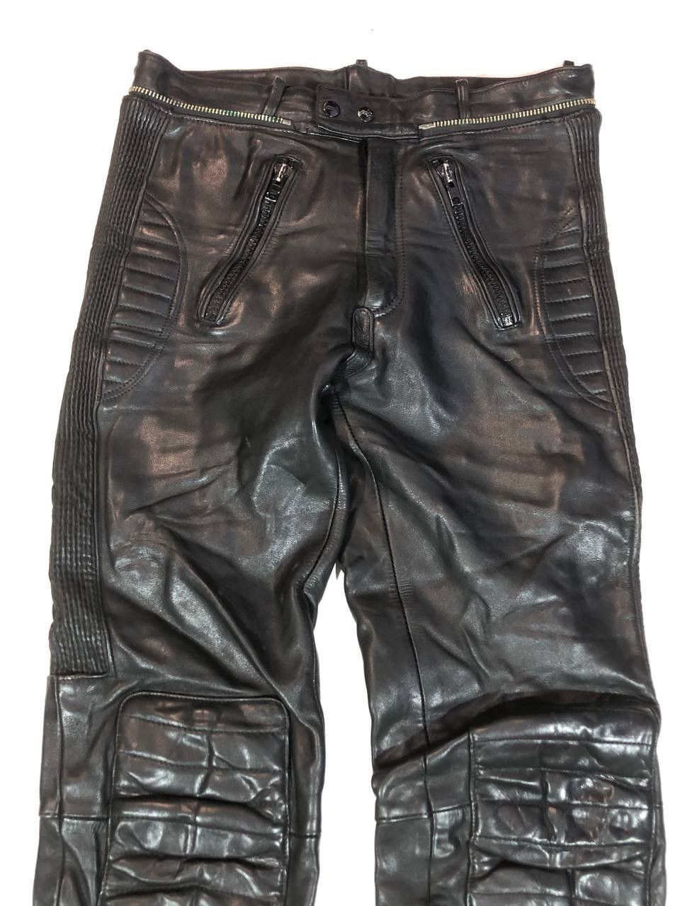 Vintage Polo Vintage Rare Leather Racing Moto Pants Size US 32 / EU 48 - 2 Thumbnail