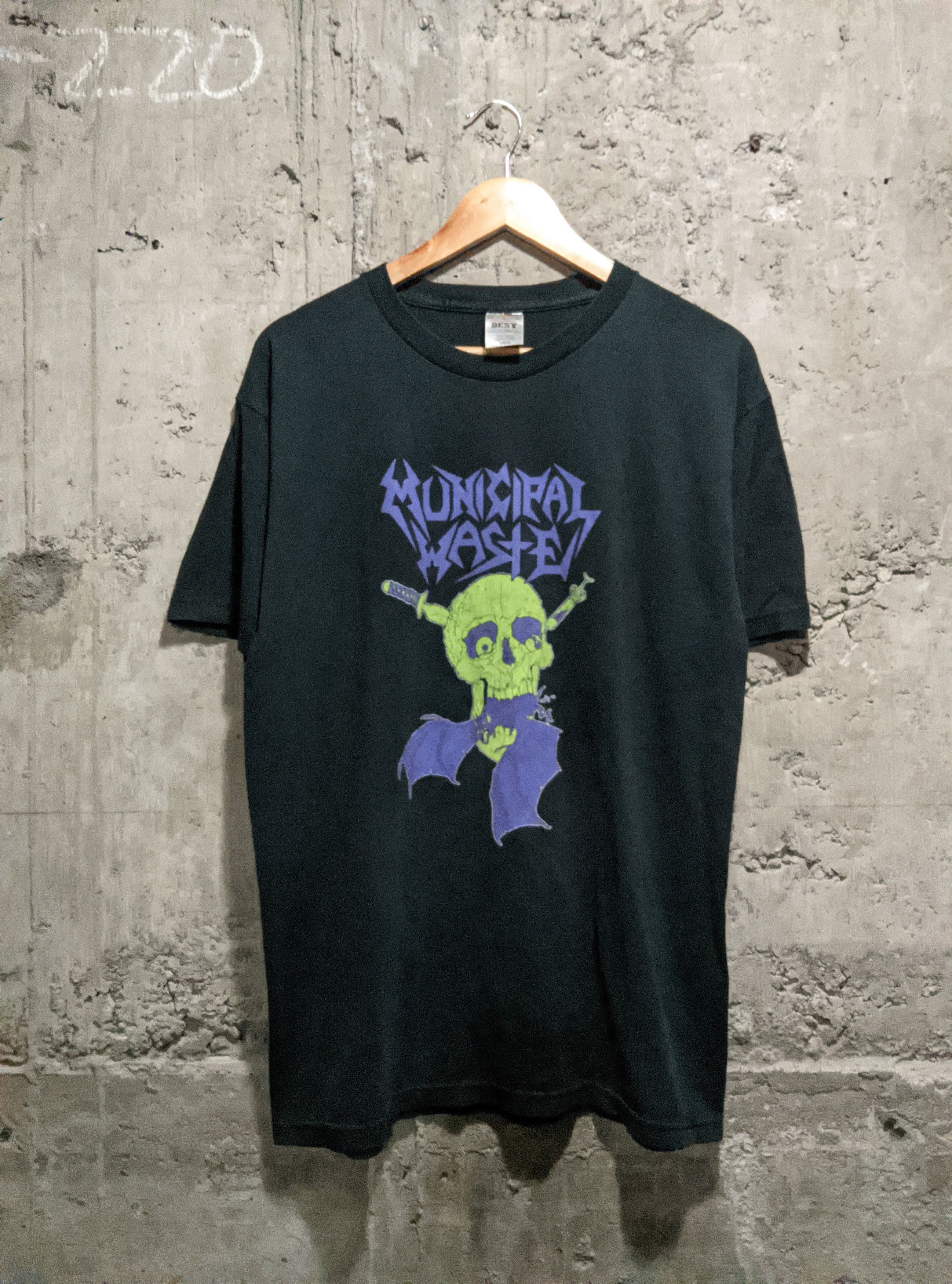 Band Tees Vintage 2000s rare municipal waste crossover trash tshirt Size US L / EU 52-54 / 3 - 1 Thumbnail