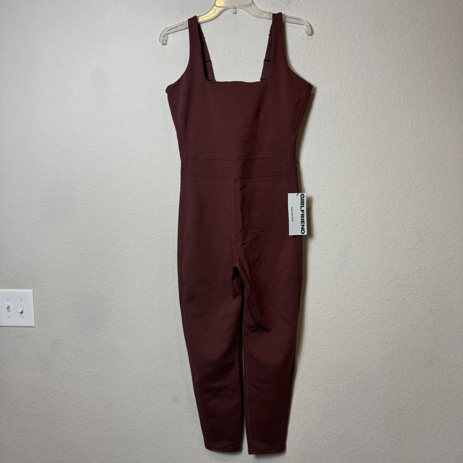 Girlfriend Collective Girlfriend Collective Kona Luxe Unitard Square Neck Brown XL Size 38" / US 16 / IT 52 - 3 Thumbnail