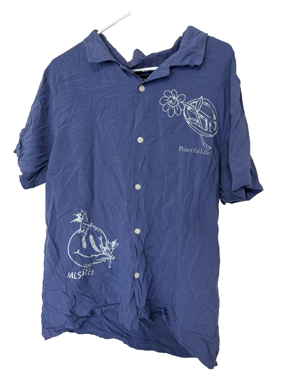 rue21 Rue21 Blue Button Down Casual Shirt Mens L Size US L / EU 52-54 / 3 - 1 Thumbnail
