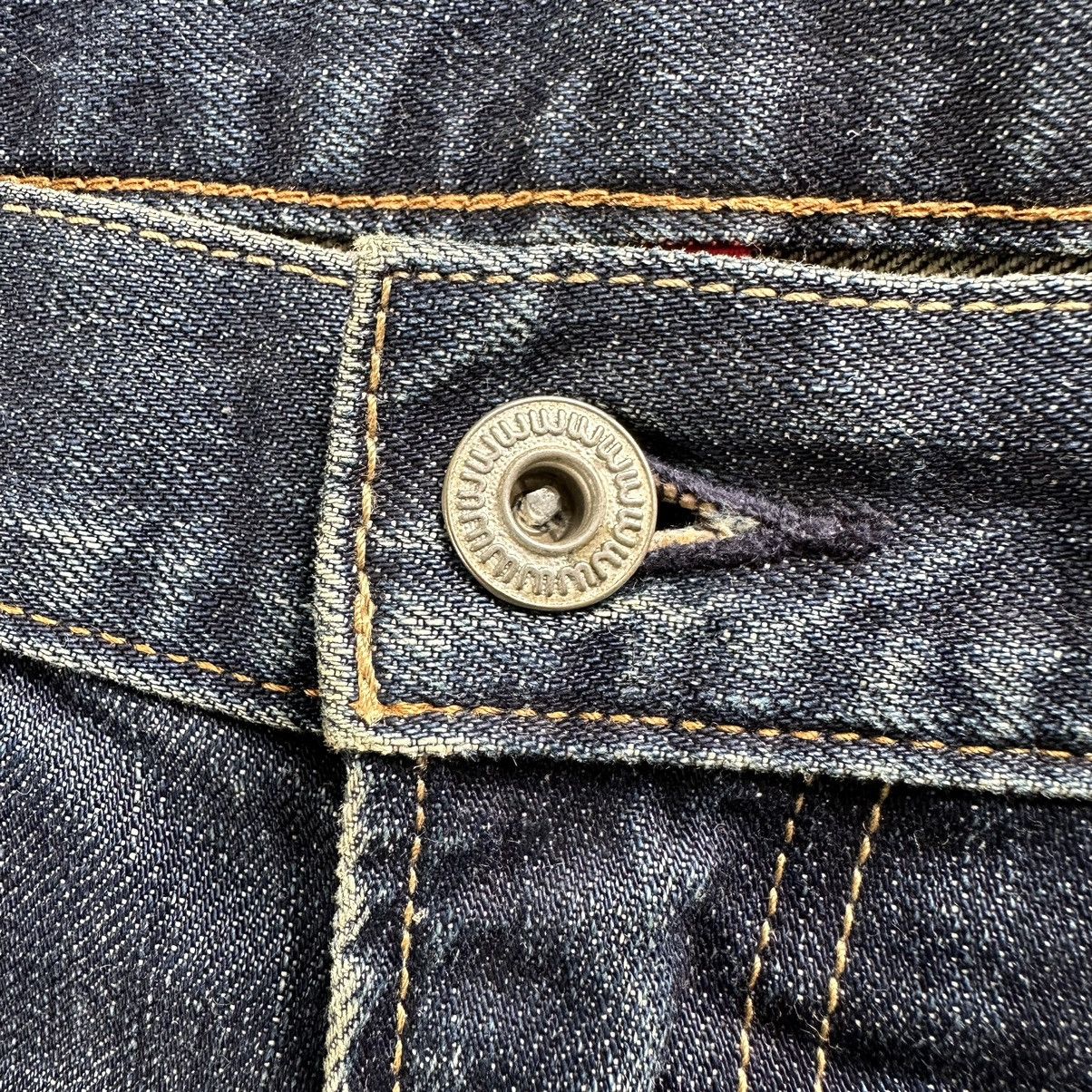 Japanese Brand Vintage Japanese UJ Faded Denim Jean Pant W33 Size US 33 - 6 Thumbnail