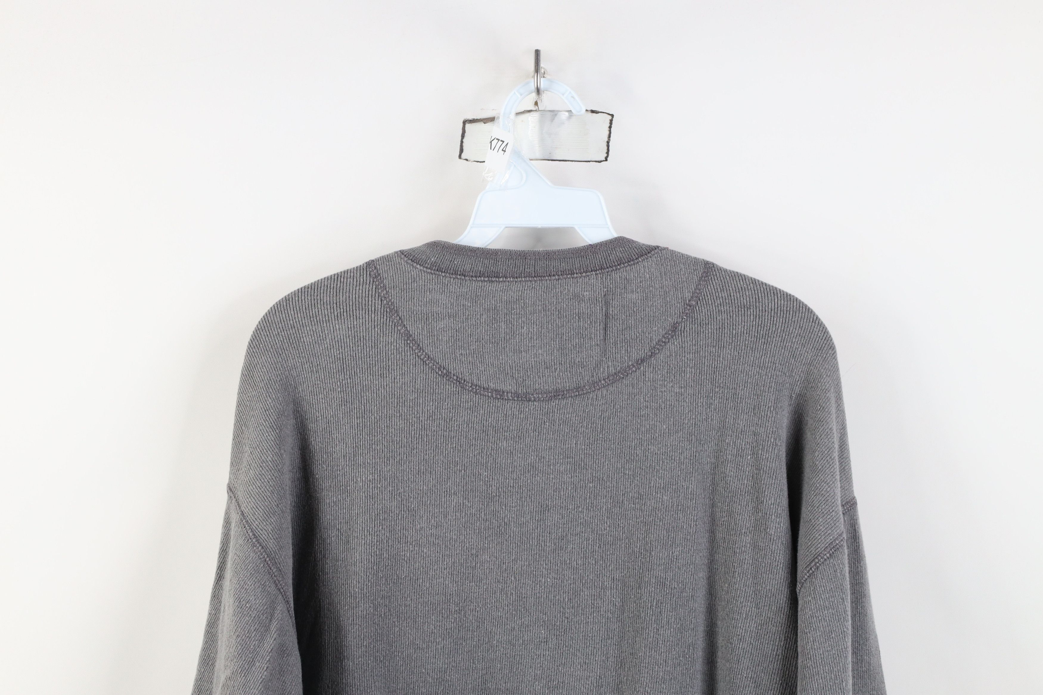 Levi's Vintage 90s Levis Ribbed Knit Long Sleeve Henley T-Shirt Size US M / EU 48-50 / 2 - 11 Thumbnail
