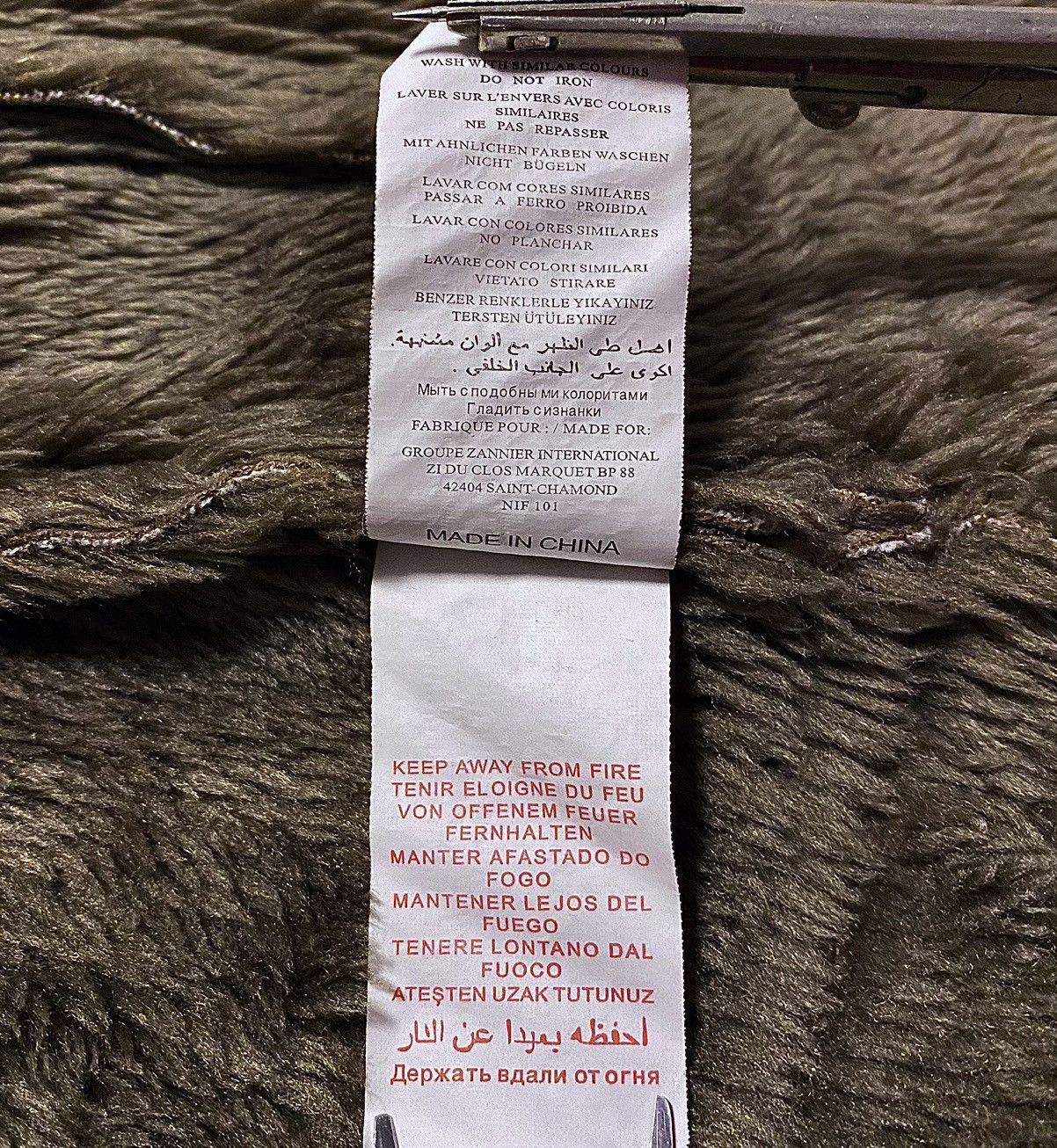 Levi's BigLogo Embroidery Faux Fur Shearling Coat Asymmetric Jacket Size S / US 4 / IT 40 - 20 Thumbnail