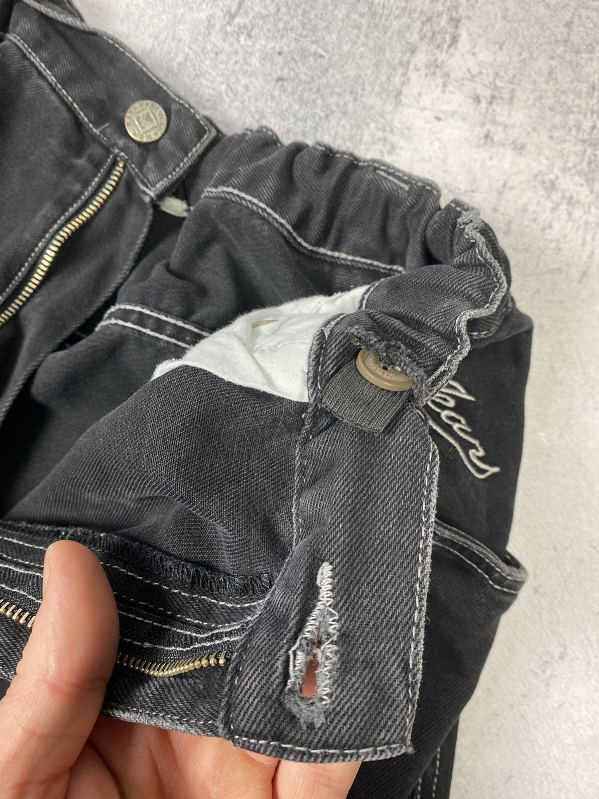 Karl Kani × Vintage Karl Kani Jeans Baggy Denim Vintage Y2K Style Hip Hop SK8 Size US 36 / EU 52 - 17 Thumbnail