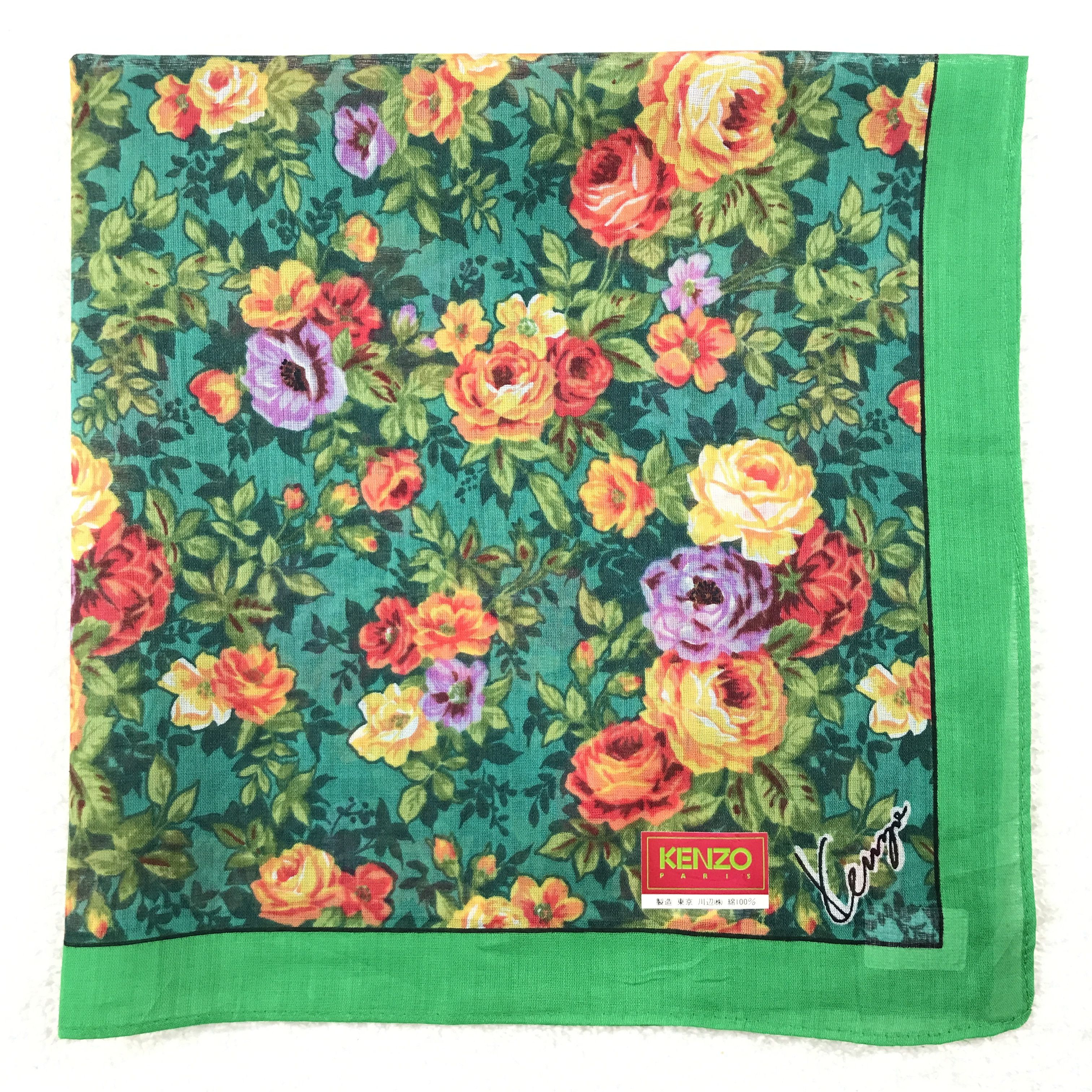 Japanese Brand × Kenzo × Vintage Vintage Kenzo Bandana Neckerchief Handkerchief Size ONE SIZE - 2 Thumbnail