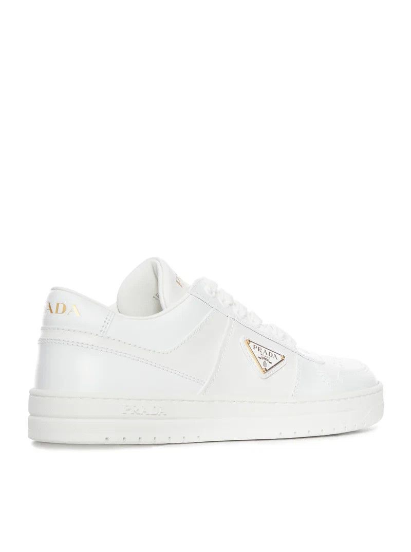 Prada PRADA Downtown White Leather Sneakers New And Authentic Size US 8 / IT 38 - 4 Thumbnail