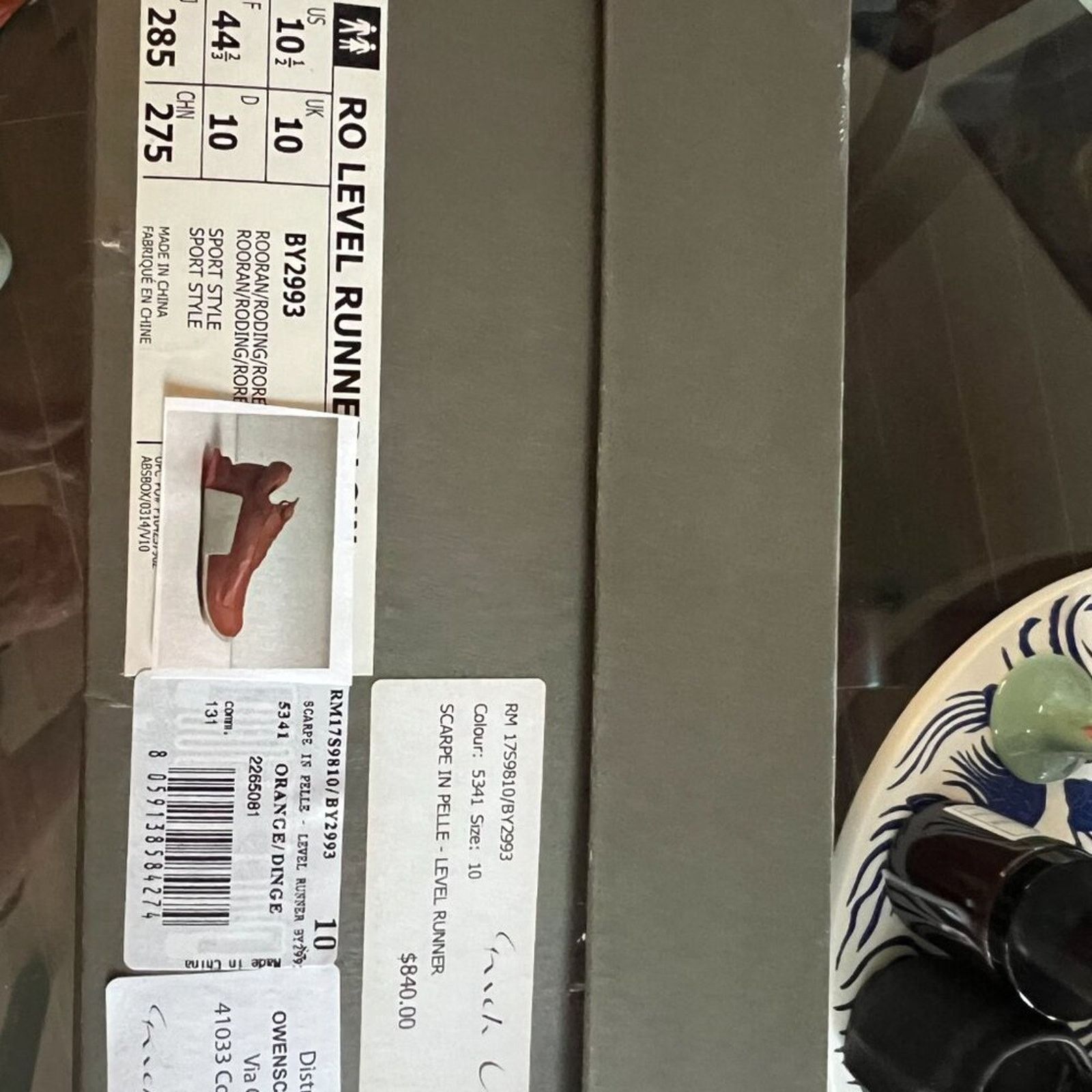 Adidas × Rick Owens adidas by Rick Owens Level Runner Low, Men’s 10.5 EU 44 2/3 Size US 10.5 / EU 43-44 - 7 Thumbnail