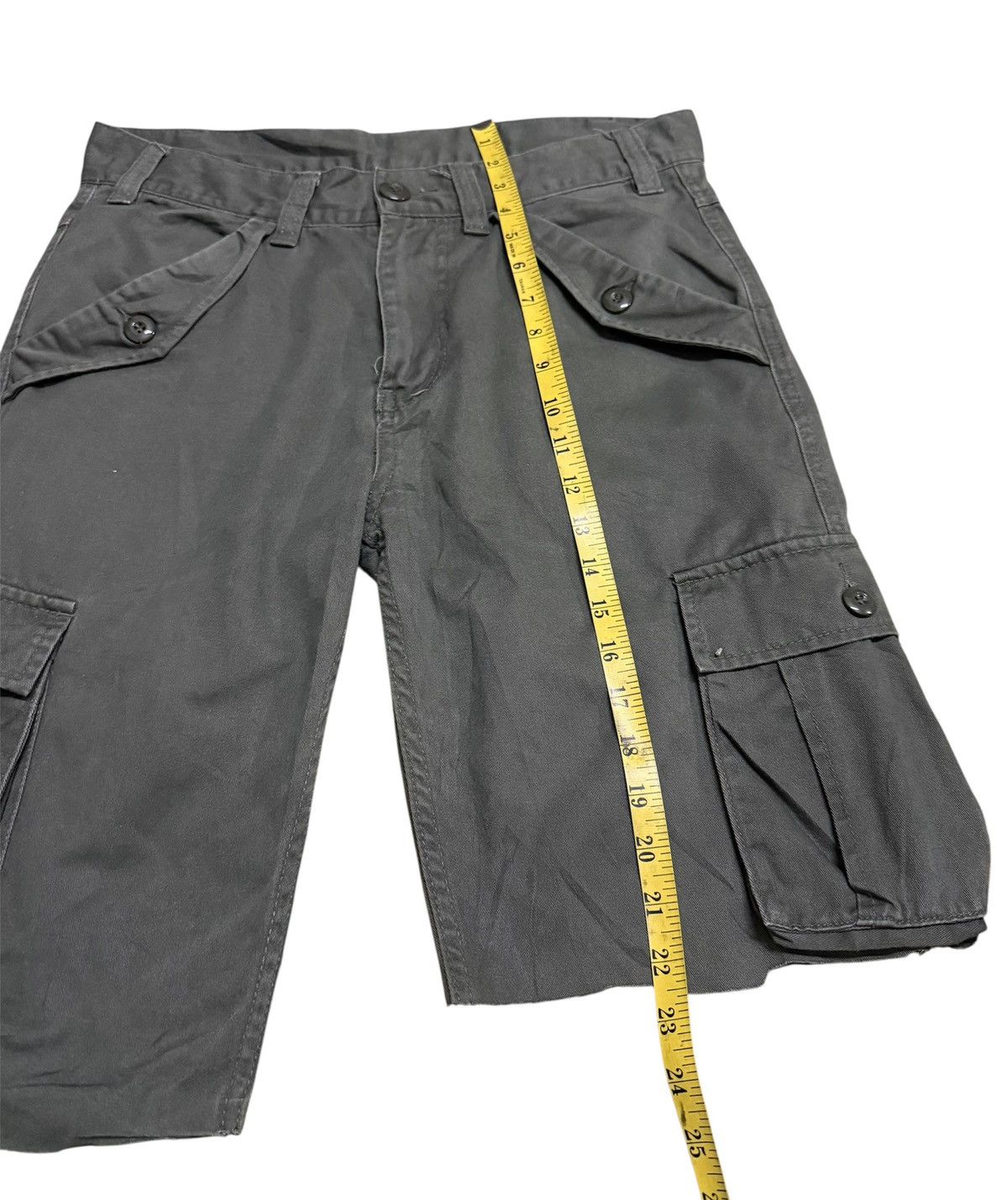 Japanese Brand Cargo Shorts ARMY Green Vintage Size US 32 / EU 48 - 5 Thumbnail