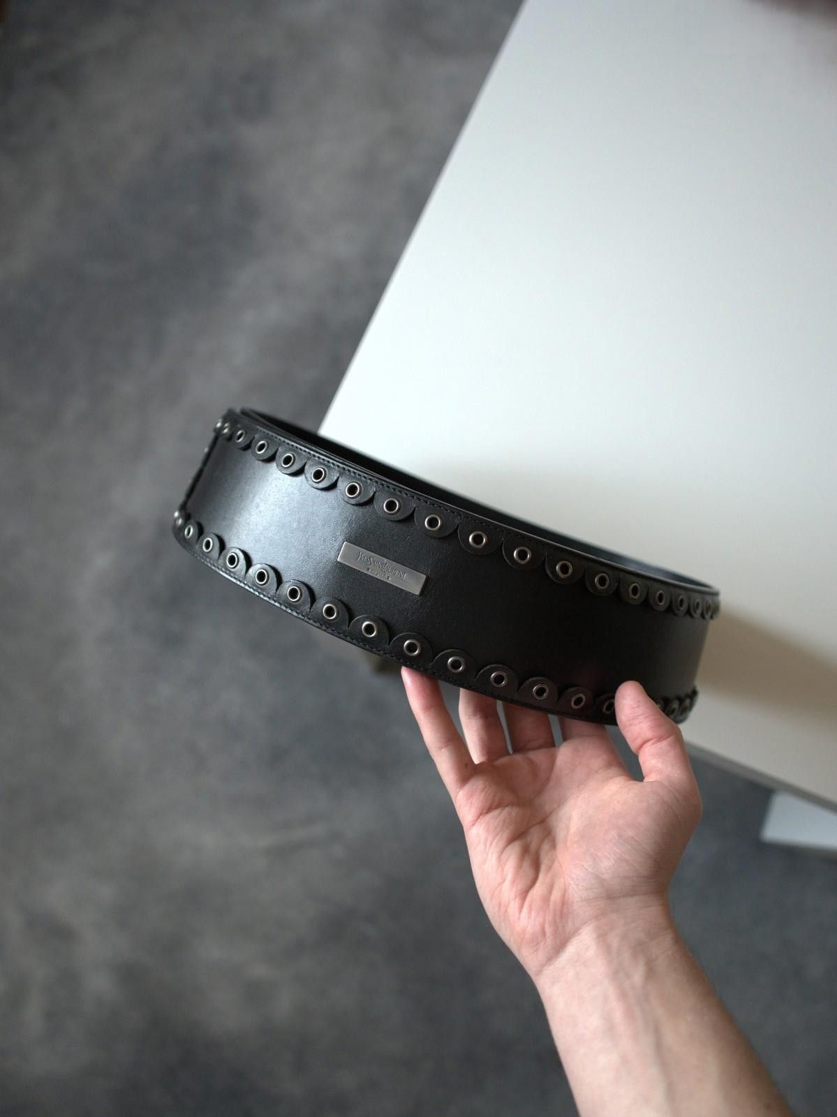 Saint Laurent Paris F/W 2001 Yves Saint Laurent RUNWAY Wide Embellishments Belt Size ONE SIZE - 4 Thumbnail