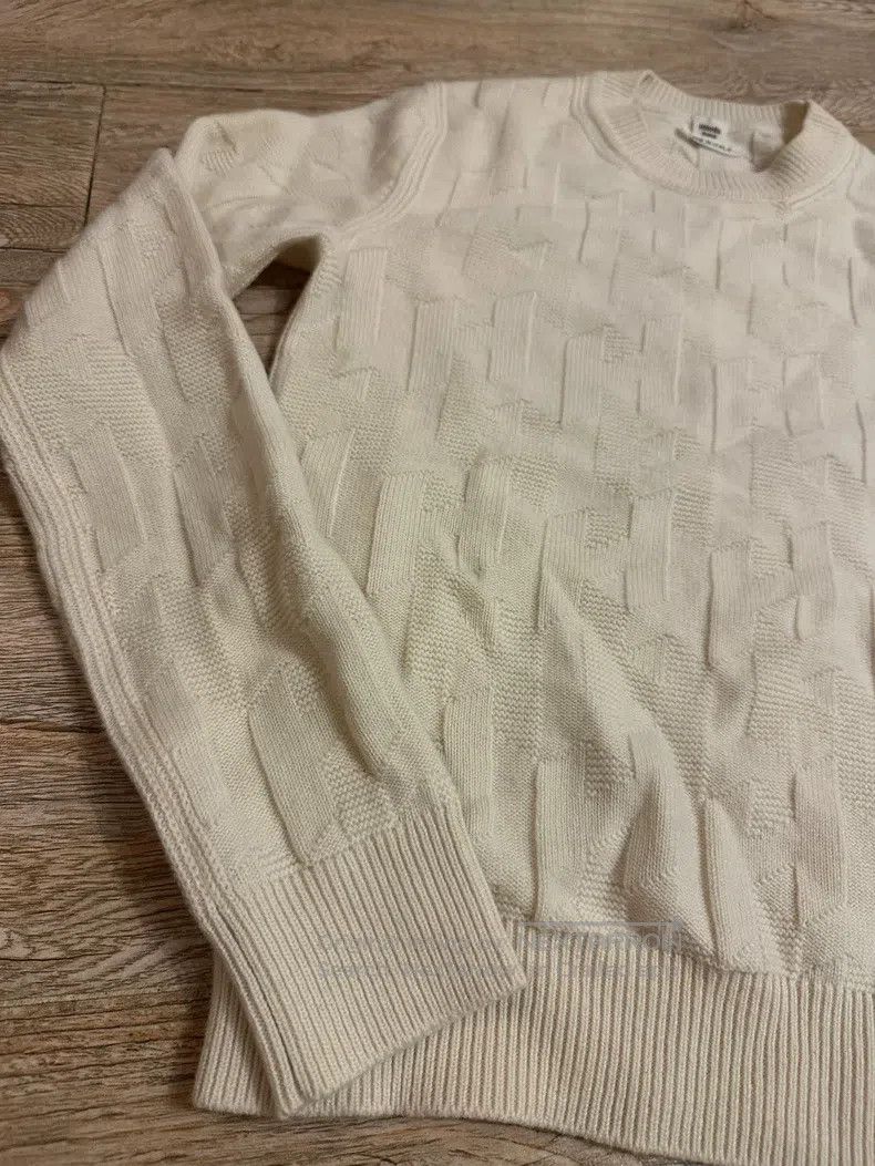 Hermes Hermes Women's white sweater, 100% wool Size XXS / US 00 / IT 34 - 2 Thumbnail