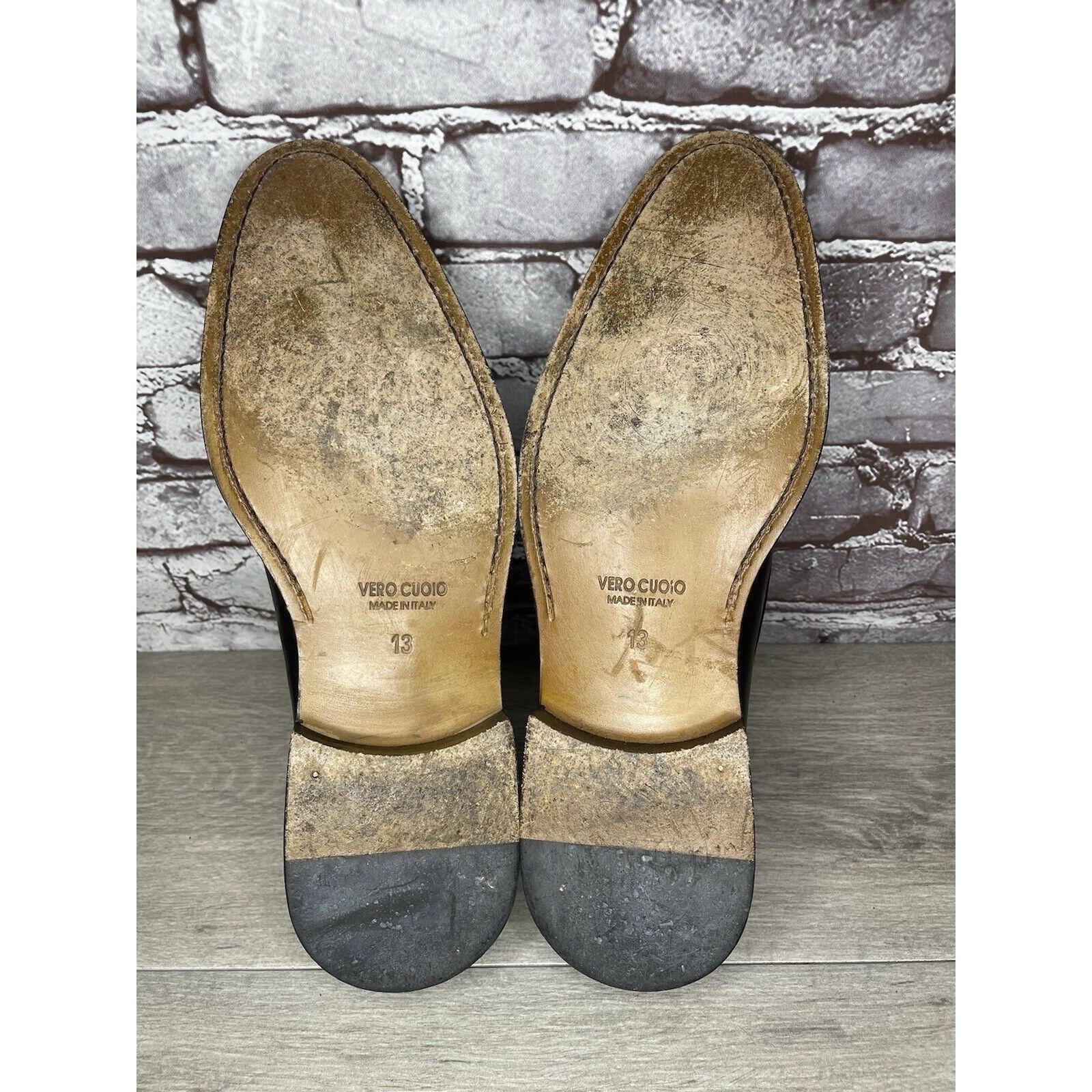Other Wall+Water Black Leather Cap Toe Brogue Oxfords Shoes Men’s Size US 13 / EU 46 - 9 Thumbnail