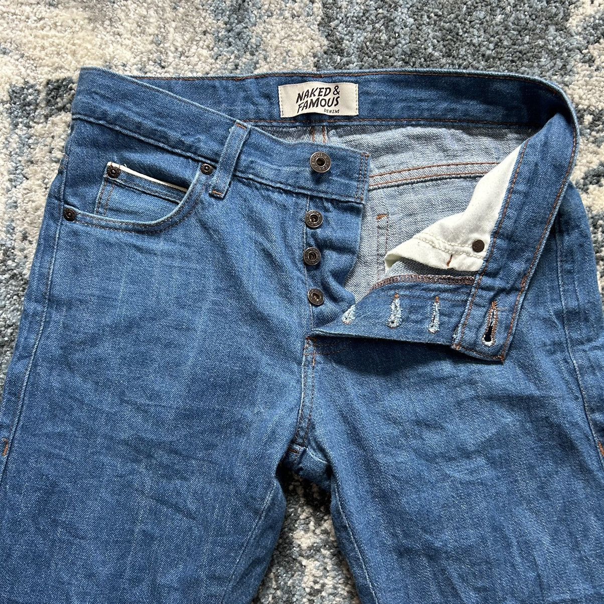 Naked & Famous LiGHTWEiGHT 9 oz ANTiQUE SELVEDGE SUPER SKiNNY GUY SPRiNG Size US 30 / EU 46 - 2 Thumbnail