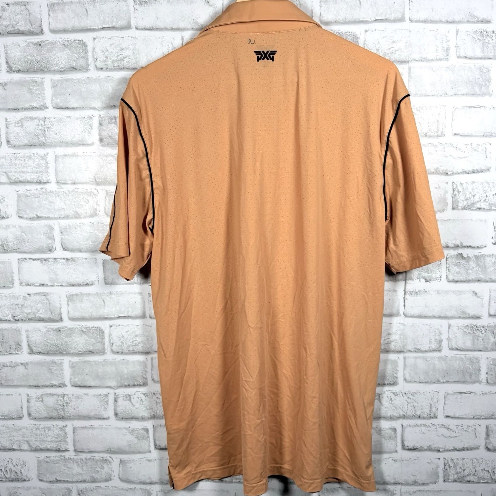 Vintage PXG Polo Shirt Men's M Orange Athletic Golf Performance Shirt Size US M / EU 48-50 / 2 - 5 Thumbnail