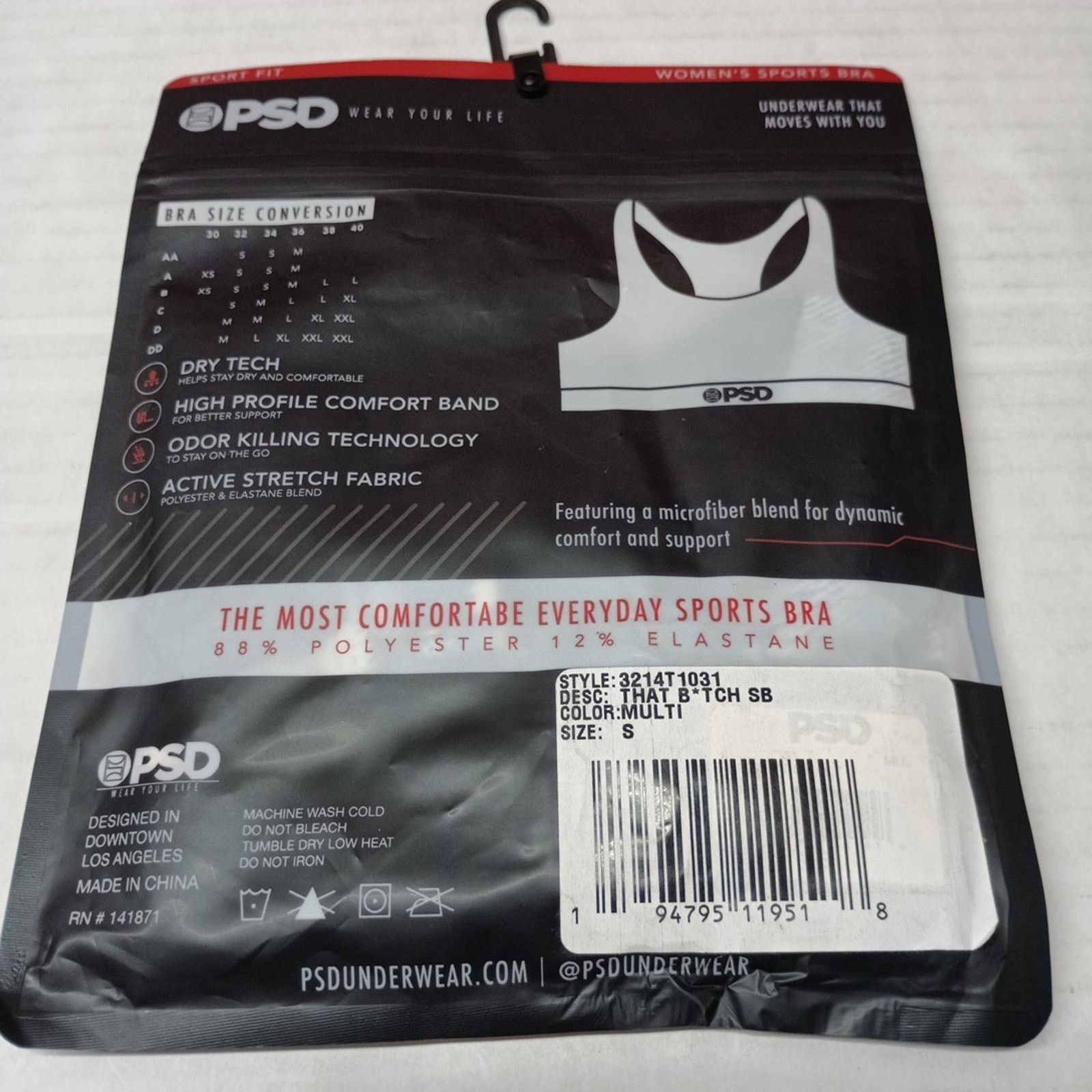 Other PSD That B*tch Sports Bra Patchwork Size S Multicolor NIP Size ONE SIZE - 4 Thumbnail