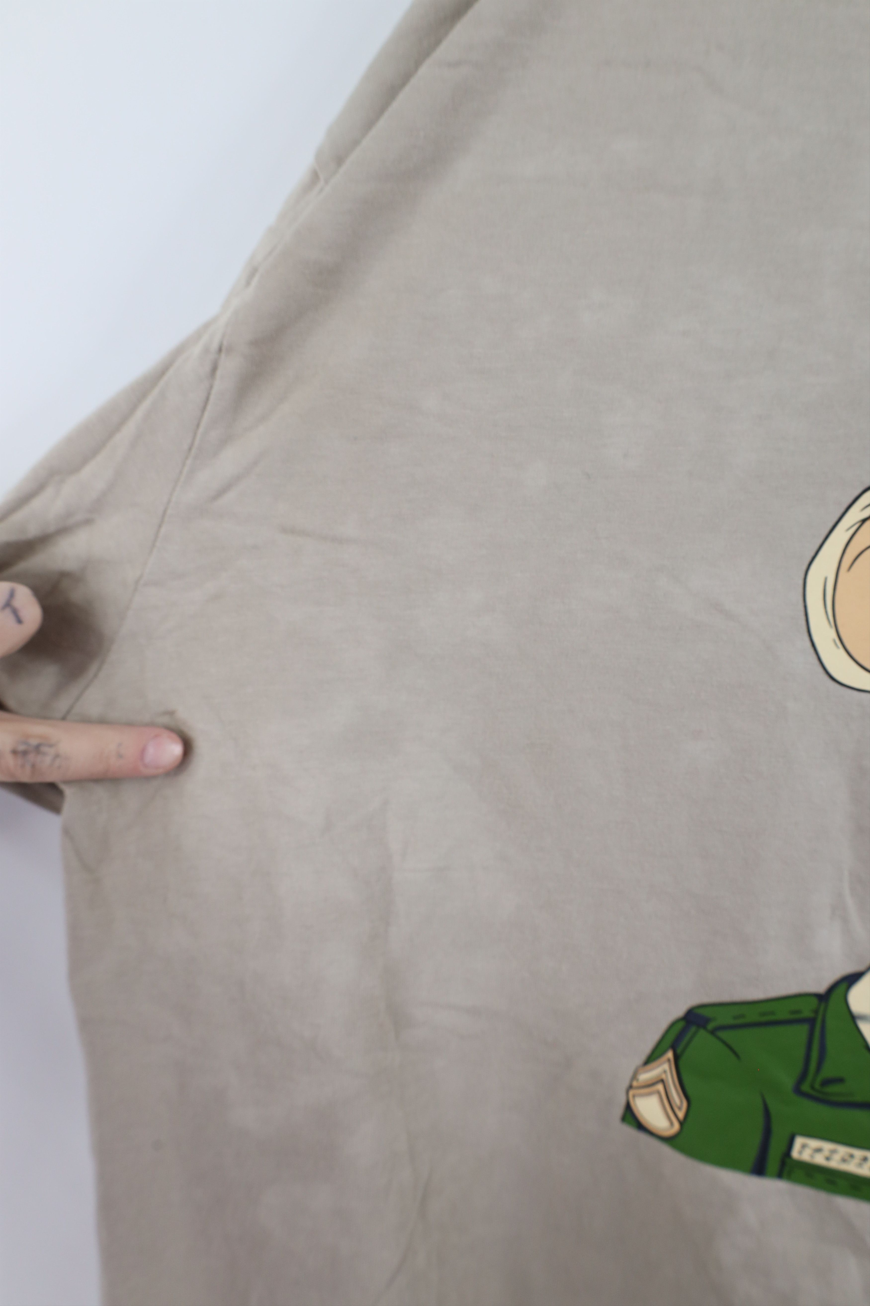 Vintage Bored Ape Yacht Club NFT Crypto US Army T-Shirt Beige Size US M / EU 48-50 / 2 - 10 Thumbnail