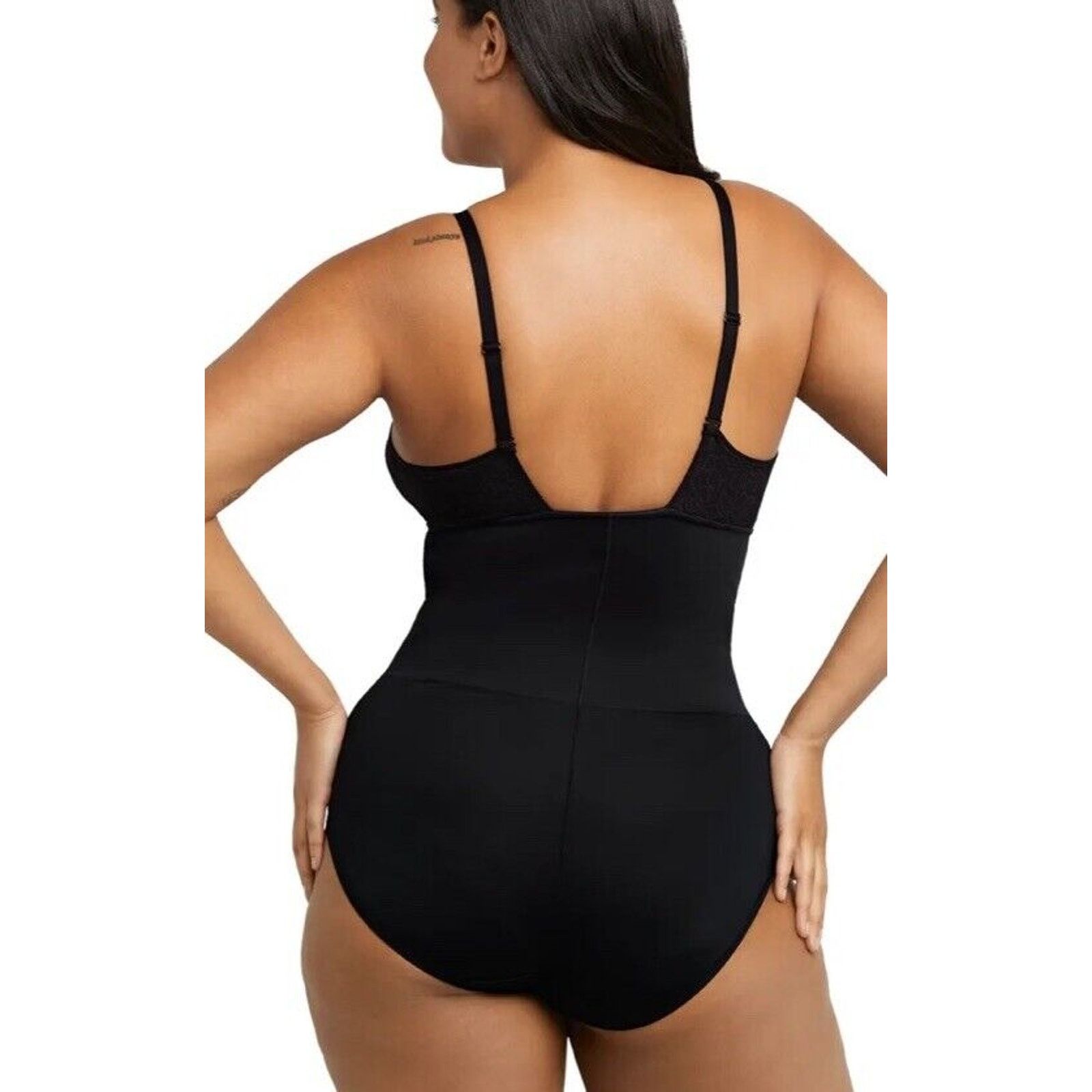 Maiden Noir Maidenform Women Lace Black Bodysuit Tame Your Tummy Size M Size M / US 6-8 / IT 42-44 - 3 Thumbnail