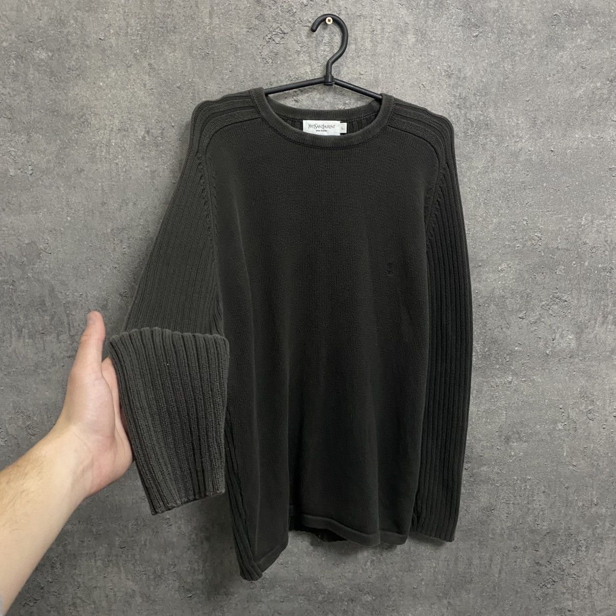 Yves Saint Laurent YSL Sweater Knit Yves Saint Laurent Sweatshirt Vintage Size US L / EU 52-54 / 3 - 2 Thumbnail