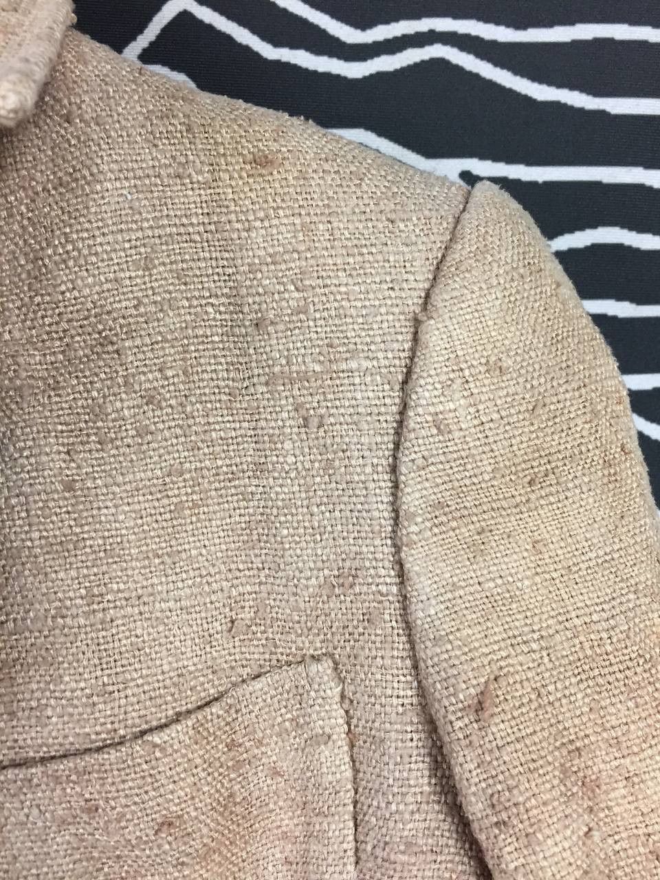 Ralph Lauren Vtg Ralph Lauren Tweed Textured 3-Button Blazer Women's XS/S Size S / US 4 / IT 40 - 5 Thumbnail