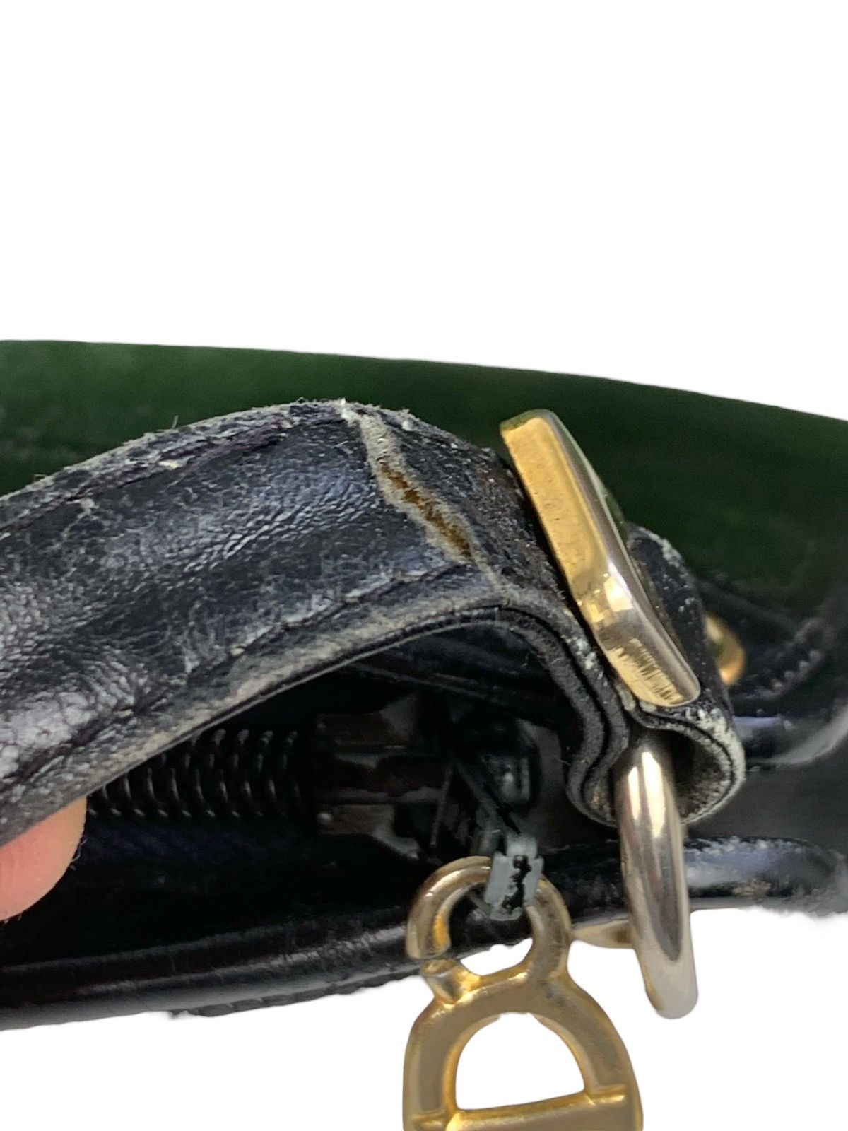 Dior Vintage Christian Dior Leather Shoulder Bag Black leather Size ONE SIZE - 18 Thumbnail