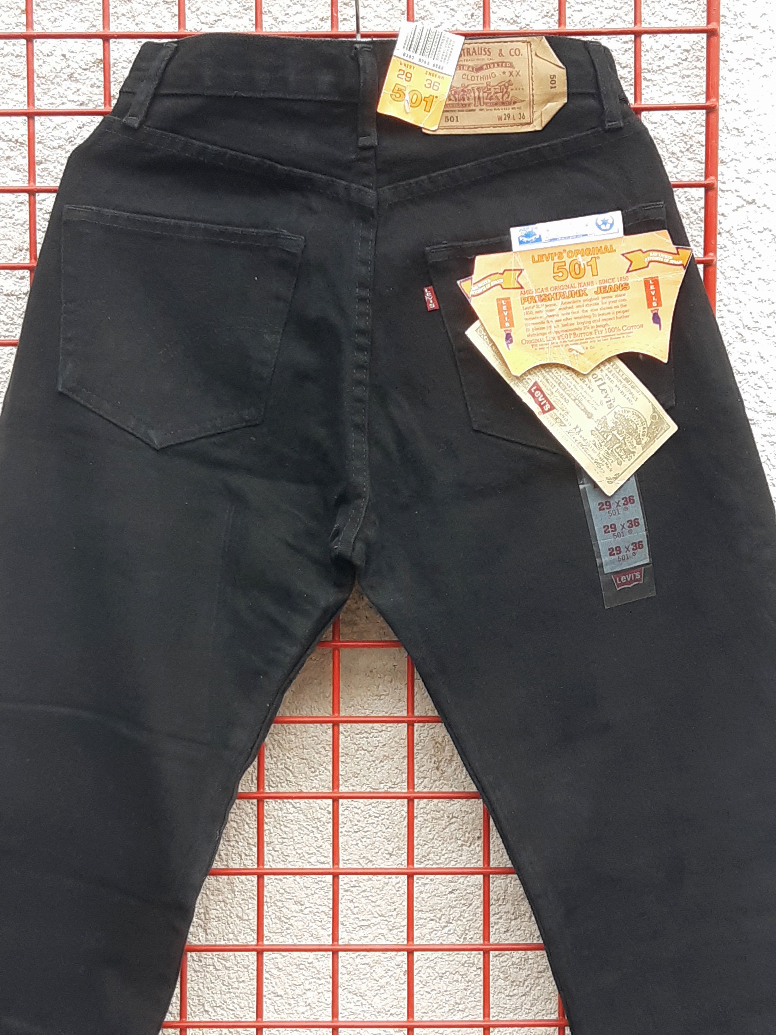Levi's Vintage 90s LEVIS 501 Original Fit USA size W29/L36 NWT Size 29" - 3 Thumbnail