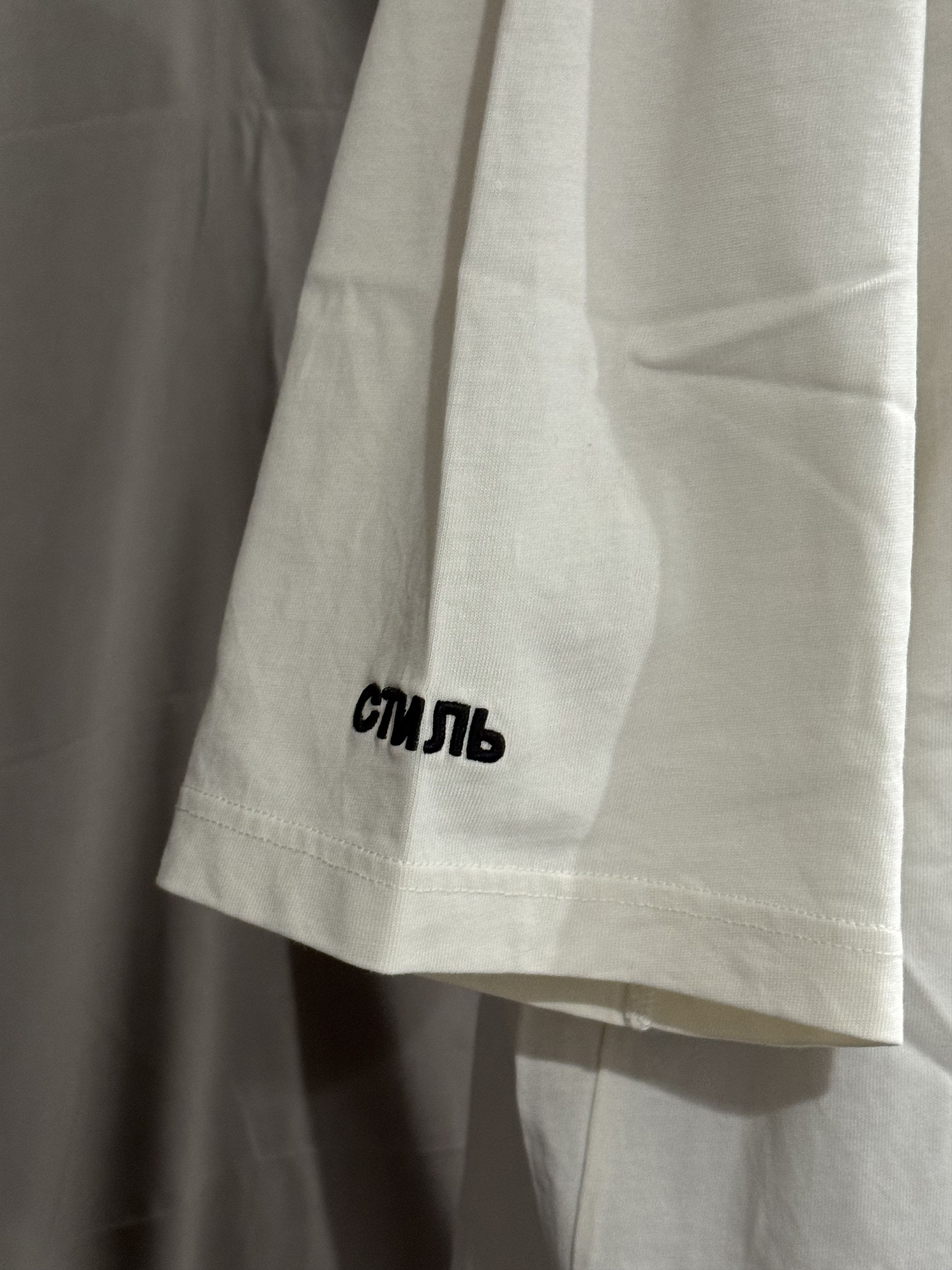 Heron Preston Heron Preston CTNMB Short-Sleeve Turtleneck White/Black Size US M / EU 48-50 / 2 - 3 Thumbnail