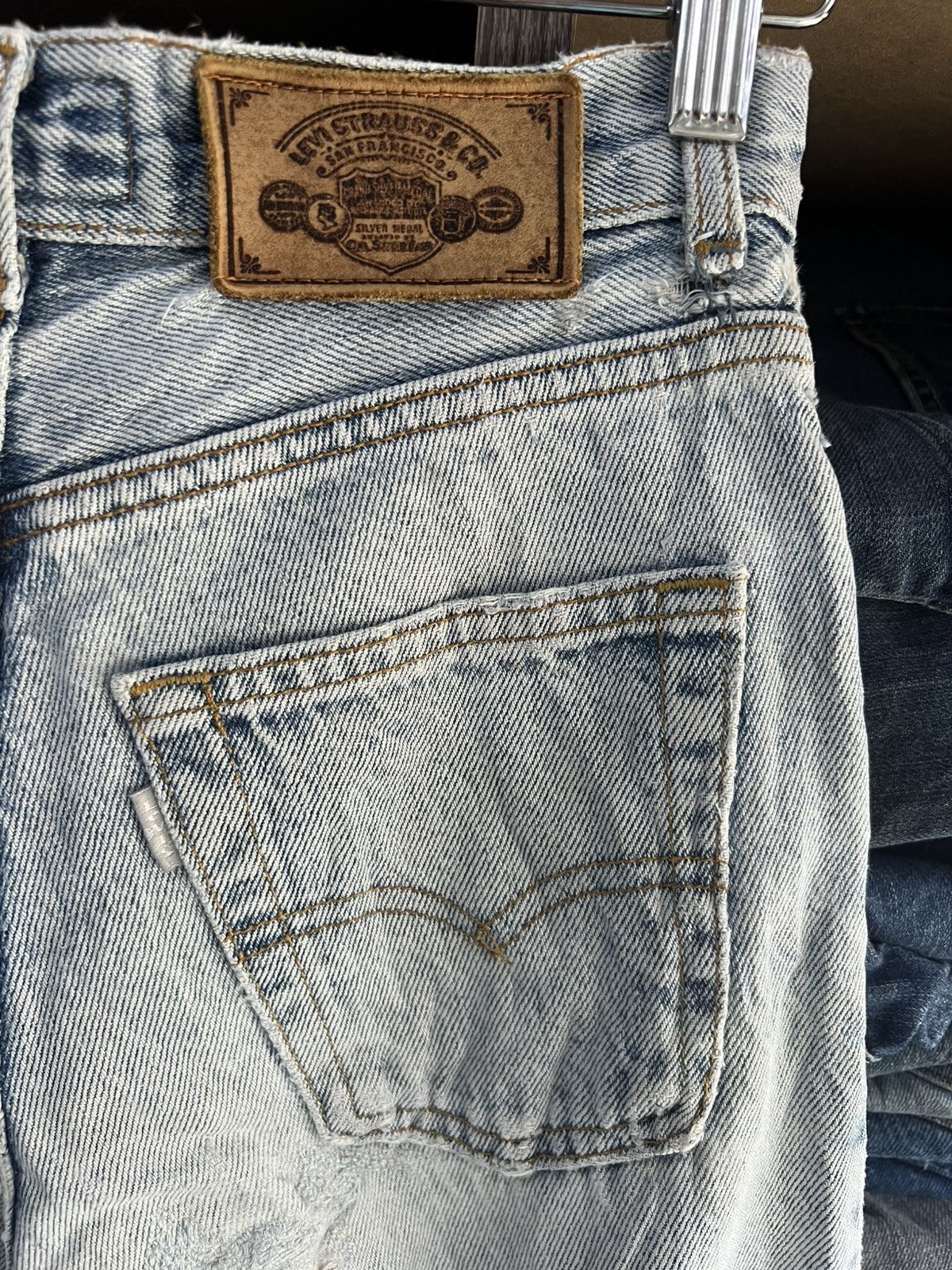 Levi's 🔥Vintage Levis Distressed Denim Size US 26 / EU 42 - 16 Thumbnail