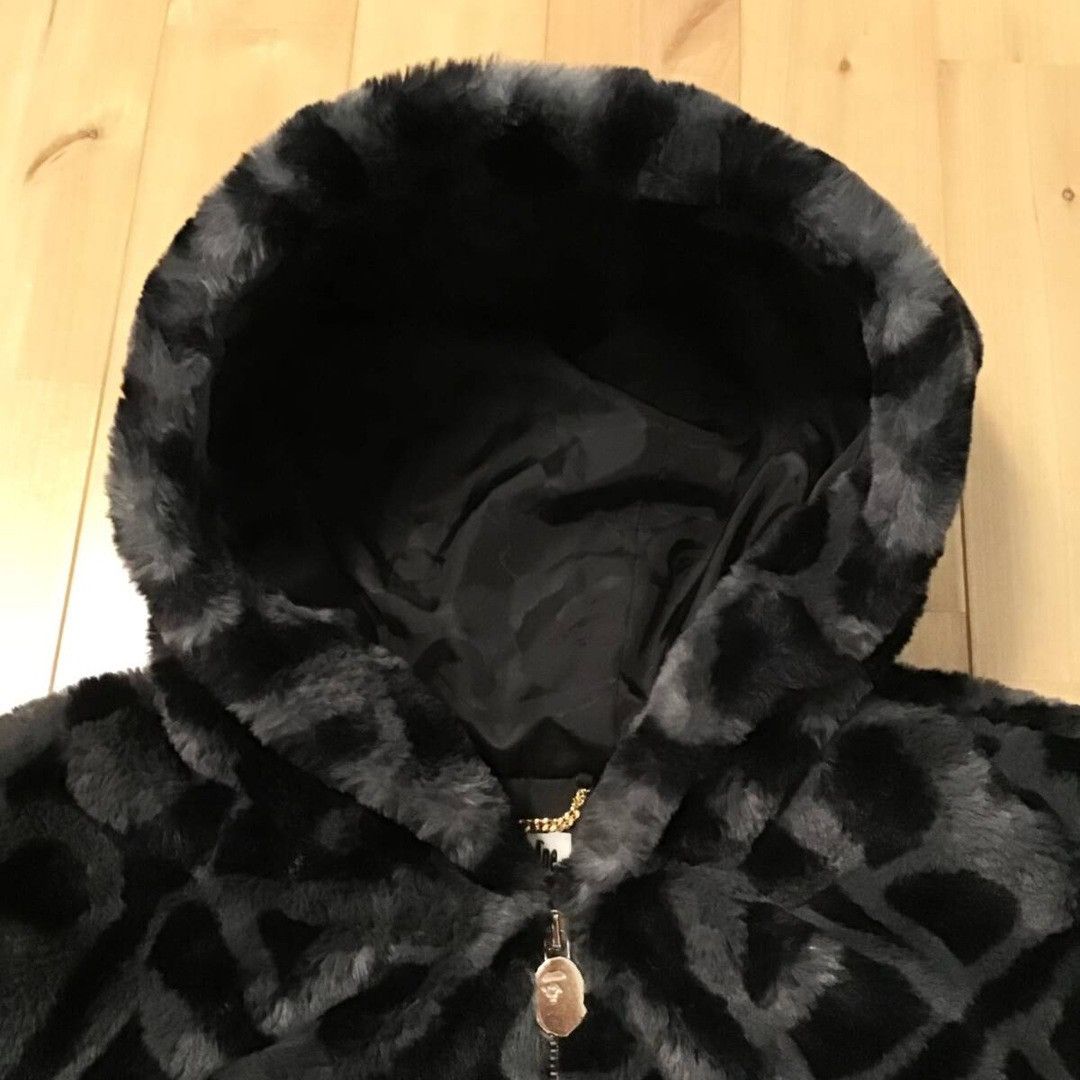 Bape BAPE SPORT MONOGRAM FAKE FUR HOODIE JACKET a bathing ape Size US XL / EU 56 / 4 - 4 Thumbnail
