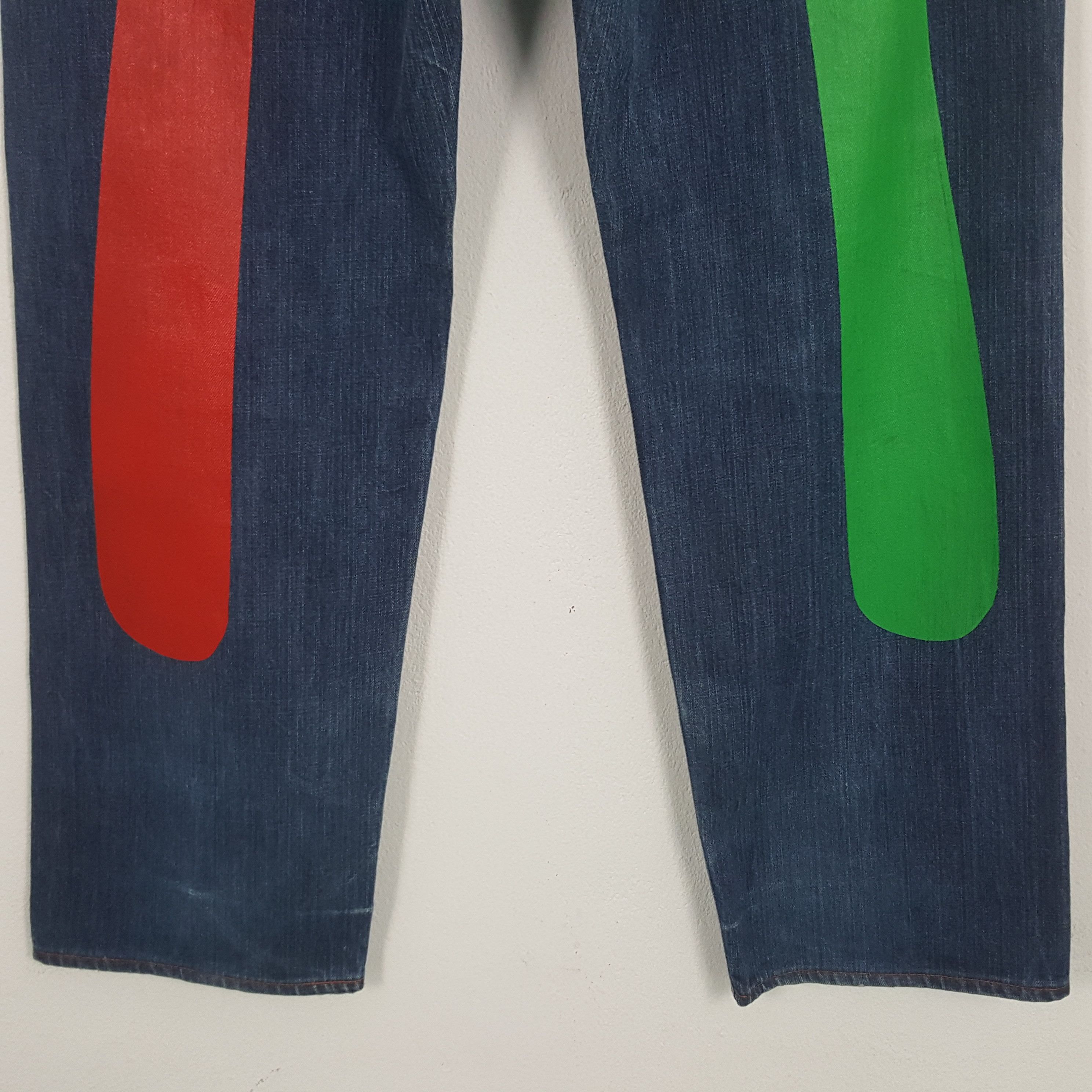 Evisu × Vintage Vintage Evisu Japan Custom Rare Daicock Denim Jeans Size US 32 / EU 48 - 6 Thumbnail