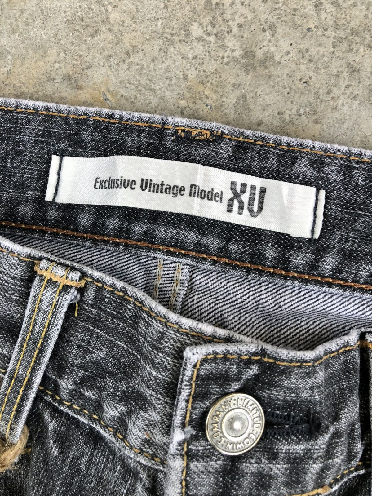 If Six Was Nine Japanese Edwin XU Flared Jeans Distressed Bootcut Size US 32 / EU 48 - 19 Thumbnail