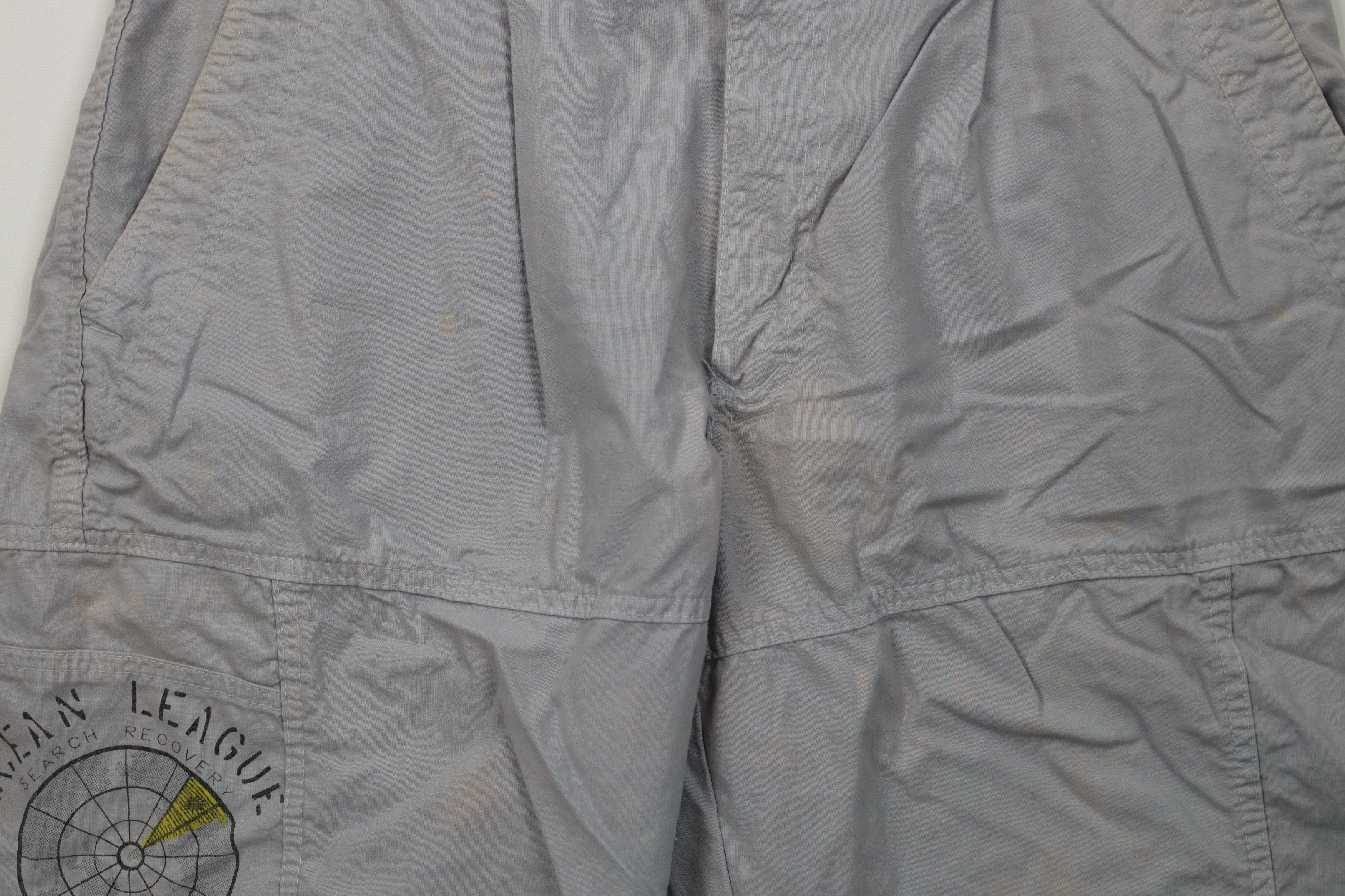 Vintage Vintage 90s Bugle Boy Ocean League Pleated Shorts Gray Size US 32 / EU 48 - 3 Thumbnail