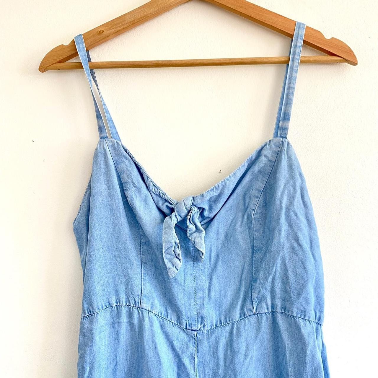 Old Navy OLD NAVY DENIM VINTAGE ROMPER SIZE MEDIUM PETITE Size 28" / US 6 / IT 42 - 4 Thumbnail