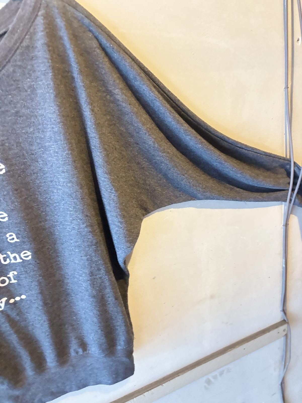 Other OM & AH London Gray Women's Jersey Top with Quote Size M / US 6-8 / IT 42-44 - 5 Thumbnail