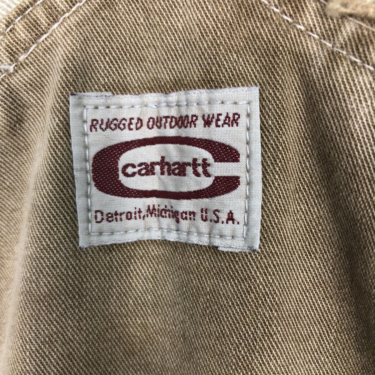 Carhartt 📌Vintage Detroit Chore Worker Duck Canvas Coverall Carhartt Size US 30 / EU 46 - 14 Thumbnail