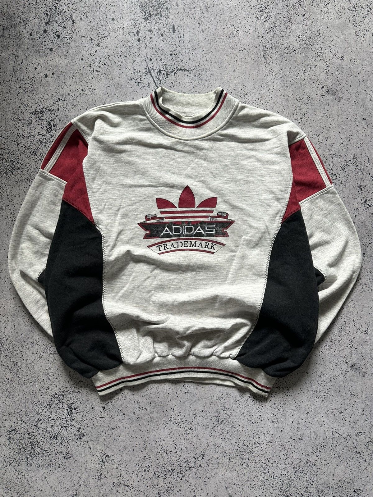 Adidas Vintage Adidas Crewneck Sweatshirt Trademark Baggy Y2K USA Size US M / EU 48-50 / 2 - 2 Thumbnail