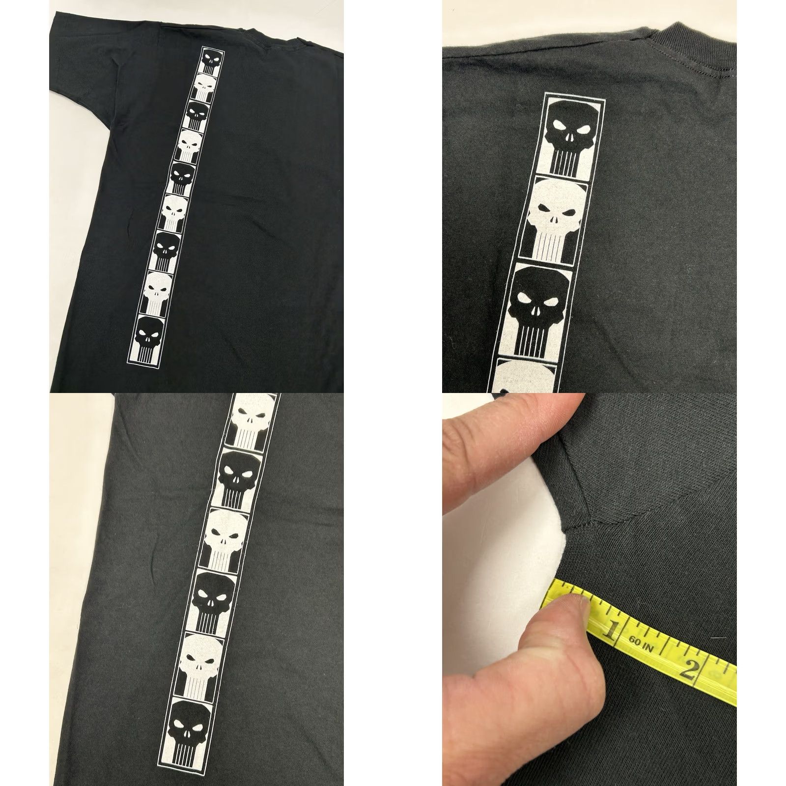 Vintage VINTAGE Marvel Comics The Punisher Skull Logo Tee 1992 XL Size US XL / EU 56 / 4 - 8 Thumbnail