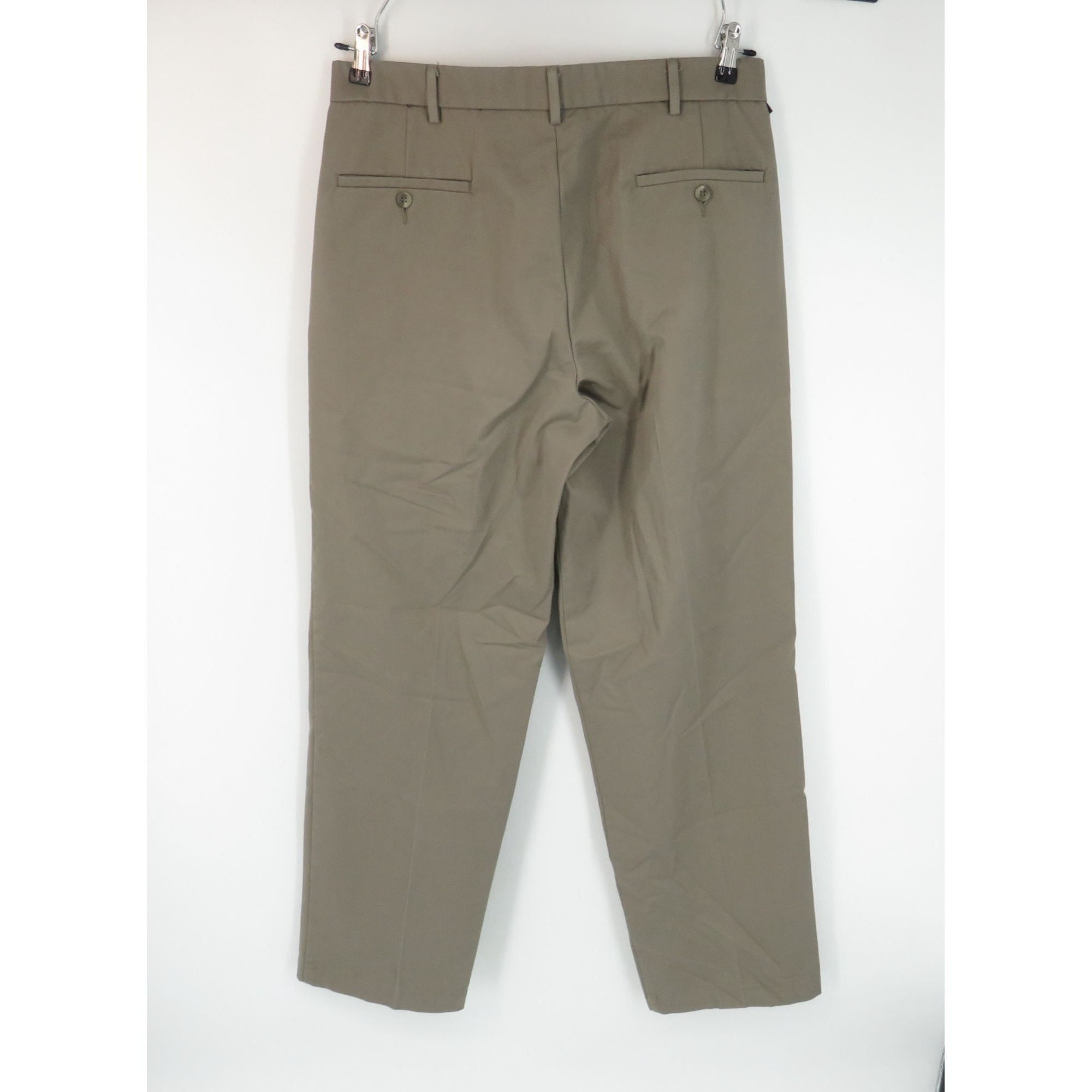Dockers Dockers Men's Tan Pleated Relaxed Fit Pants 34x34 Size US 34 / EU 50 - 2 Thumbnail